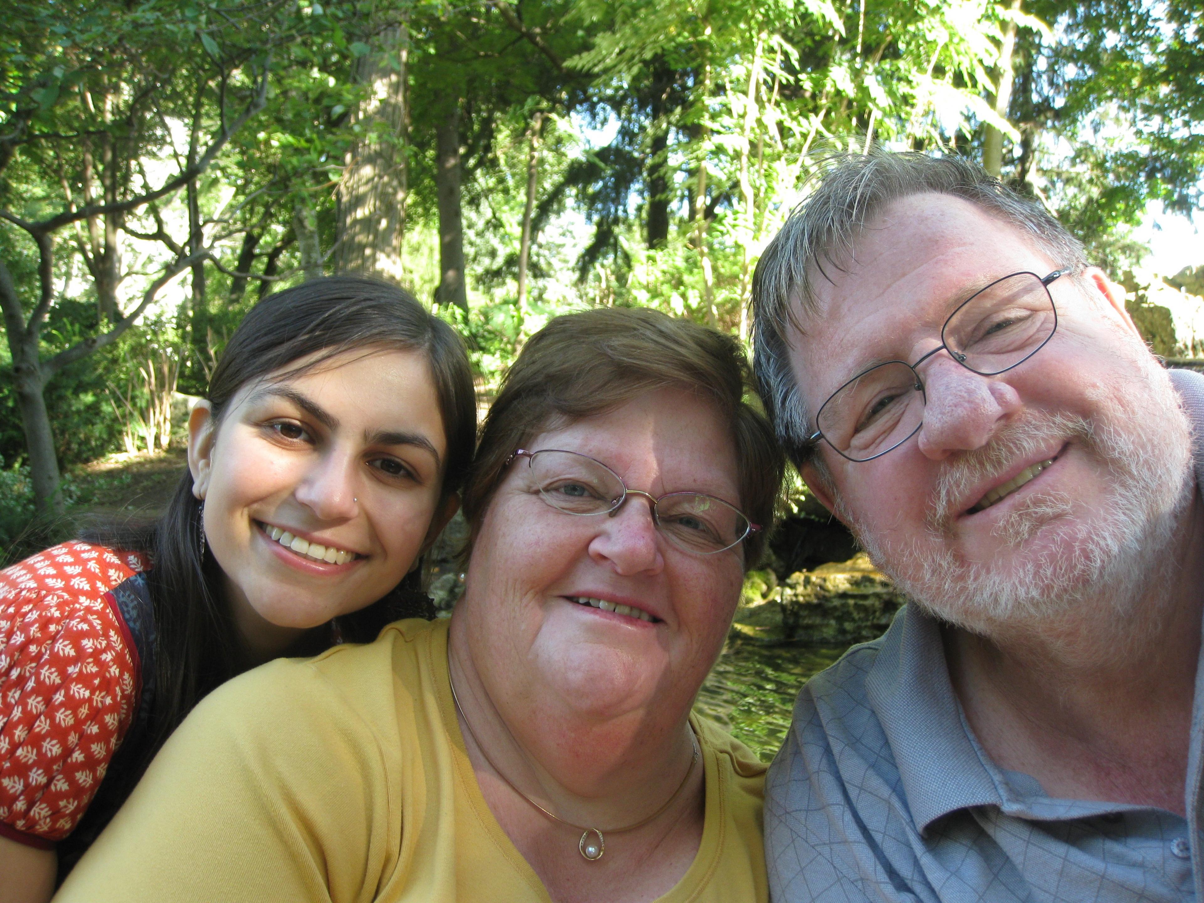 Rebecca, Davina and Daniel Dixon