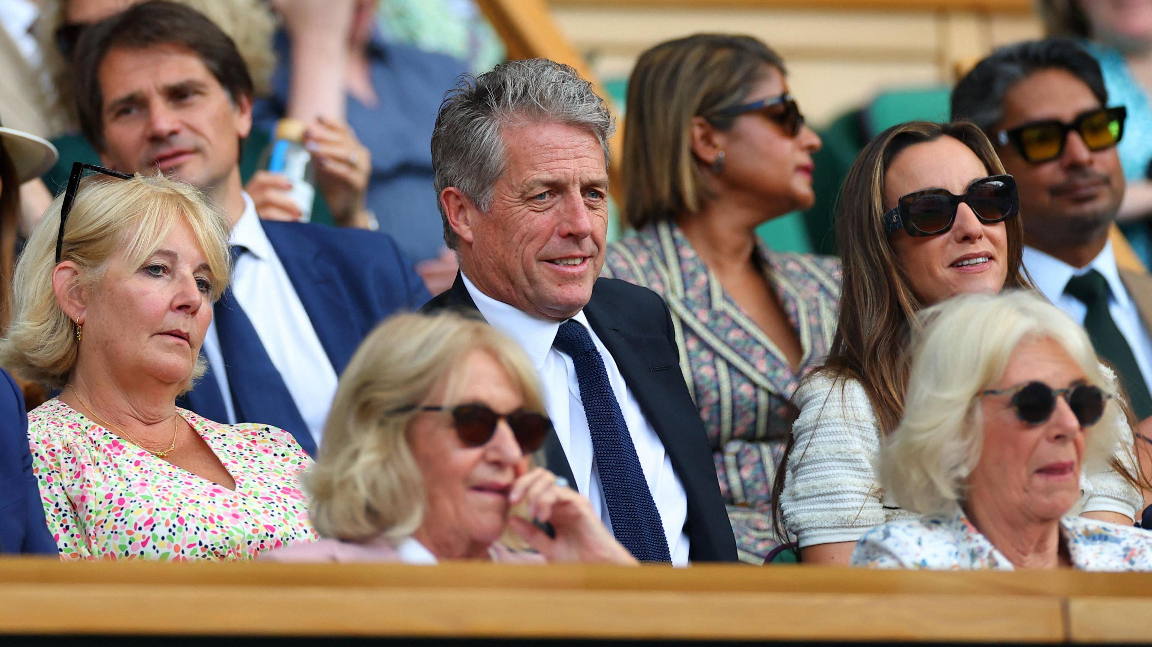 Hugh Grant at Wimbledon