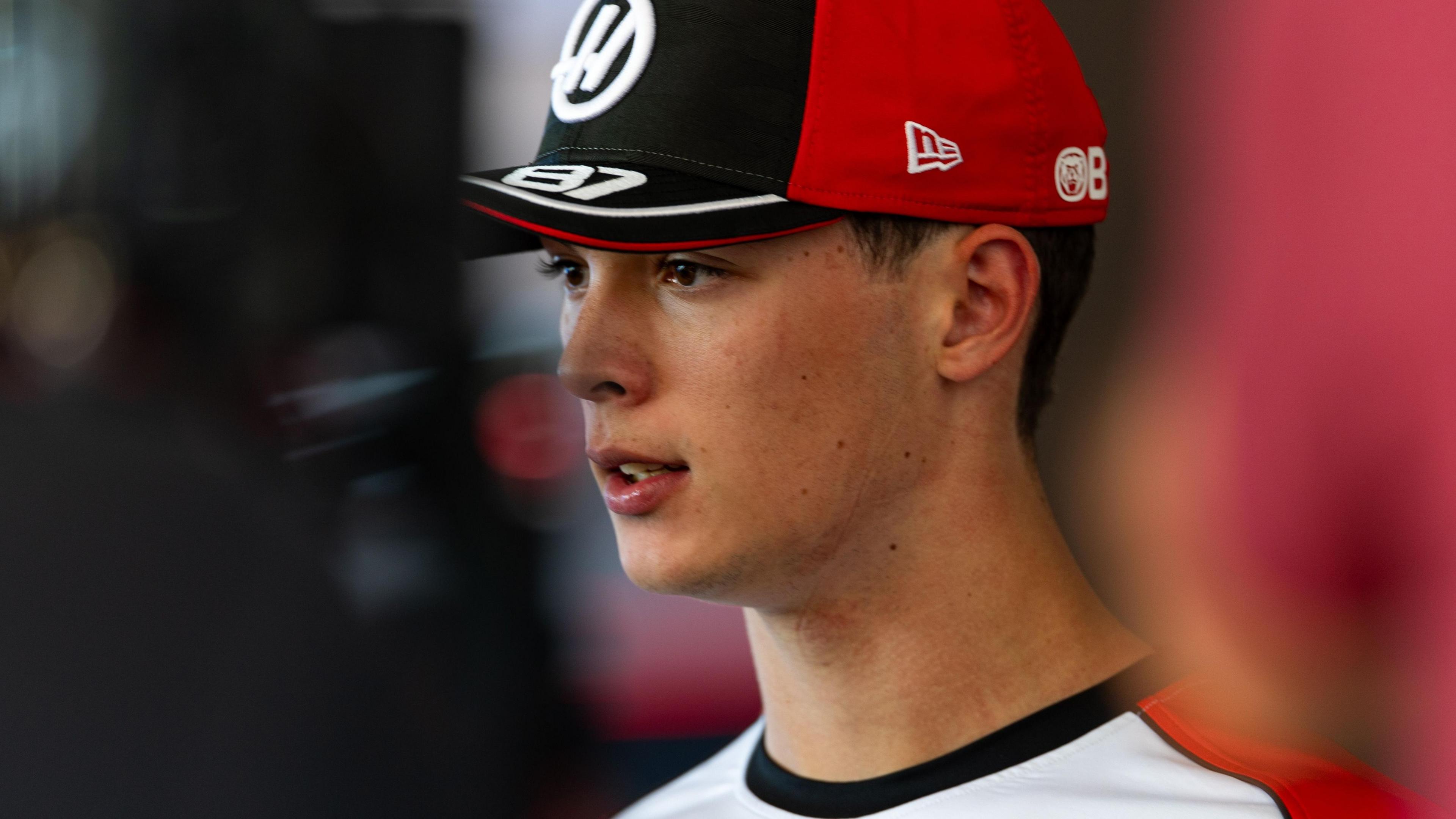 Haas driver Oliver Bearman
