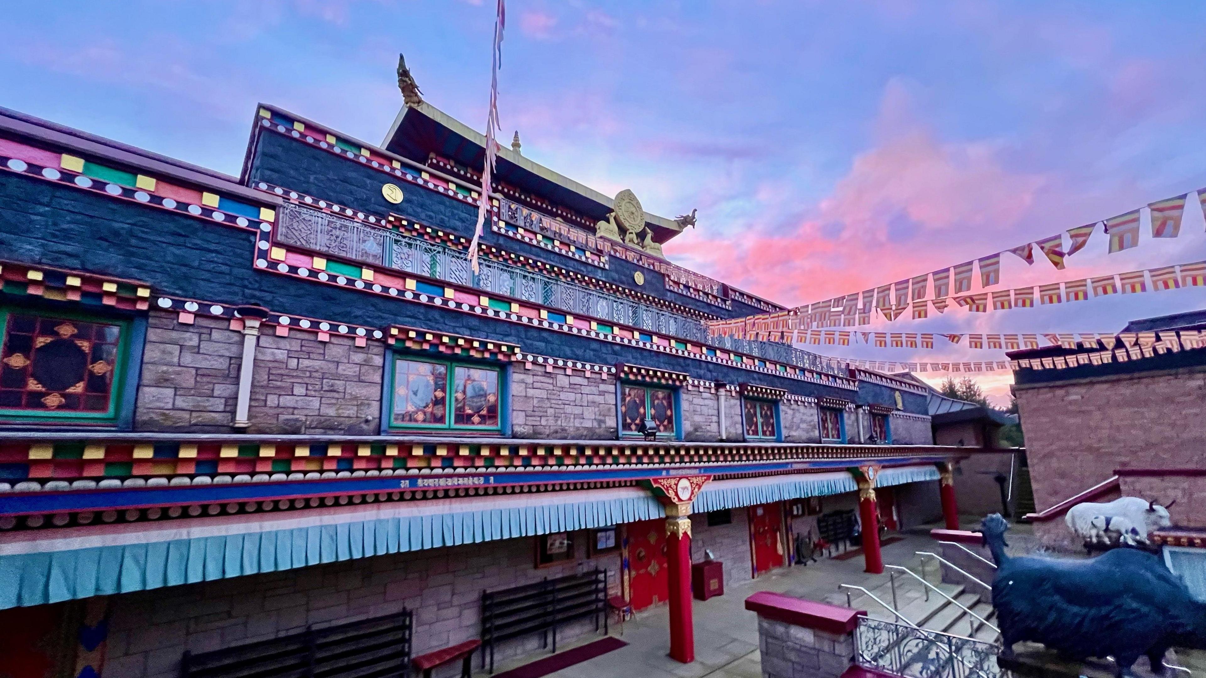 The Samye Ling Monastery.