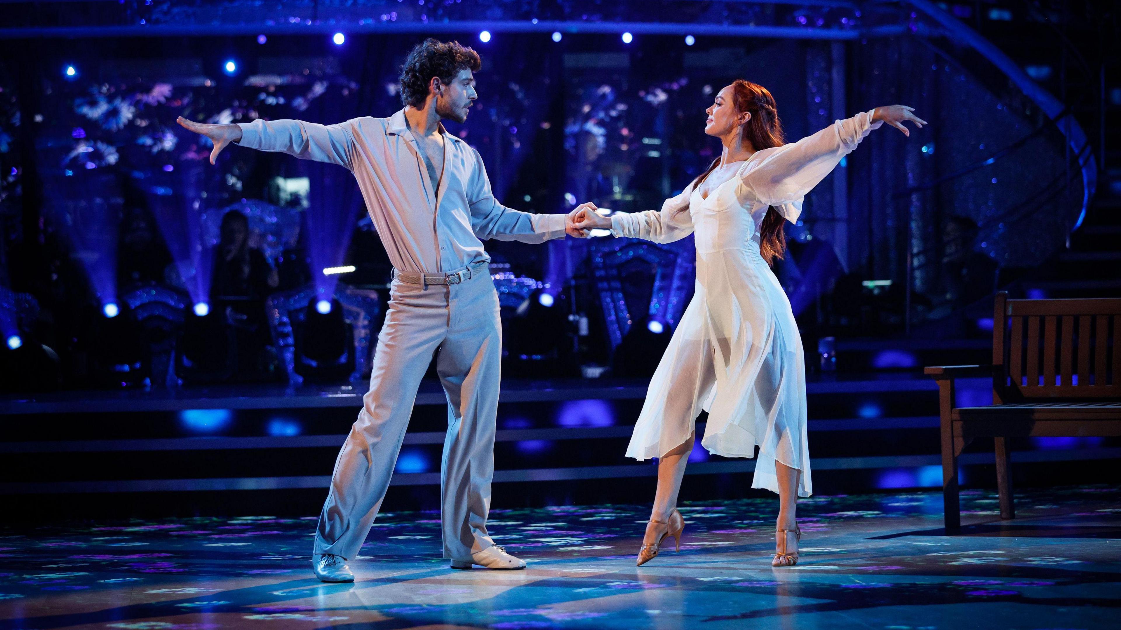 George and Alexis dance a Rumba
