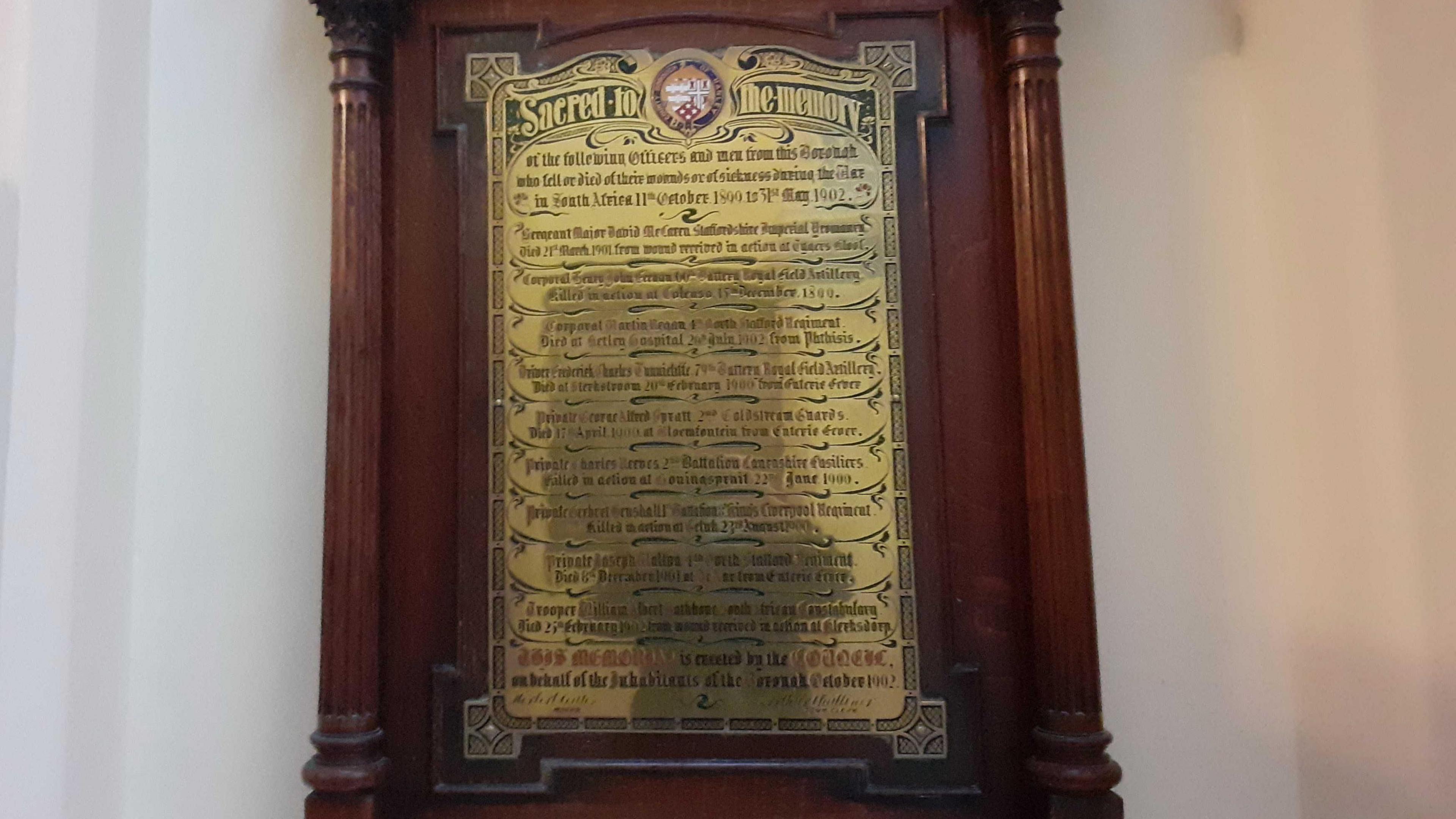 The plaque