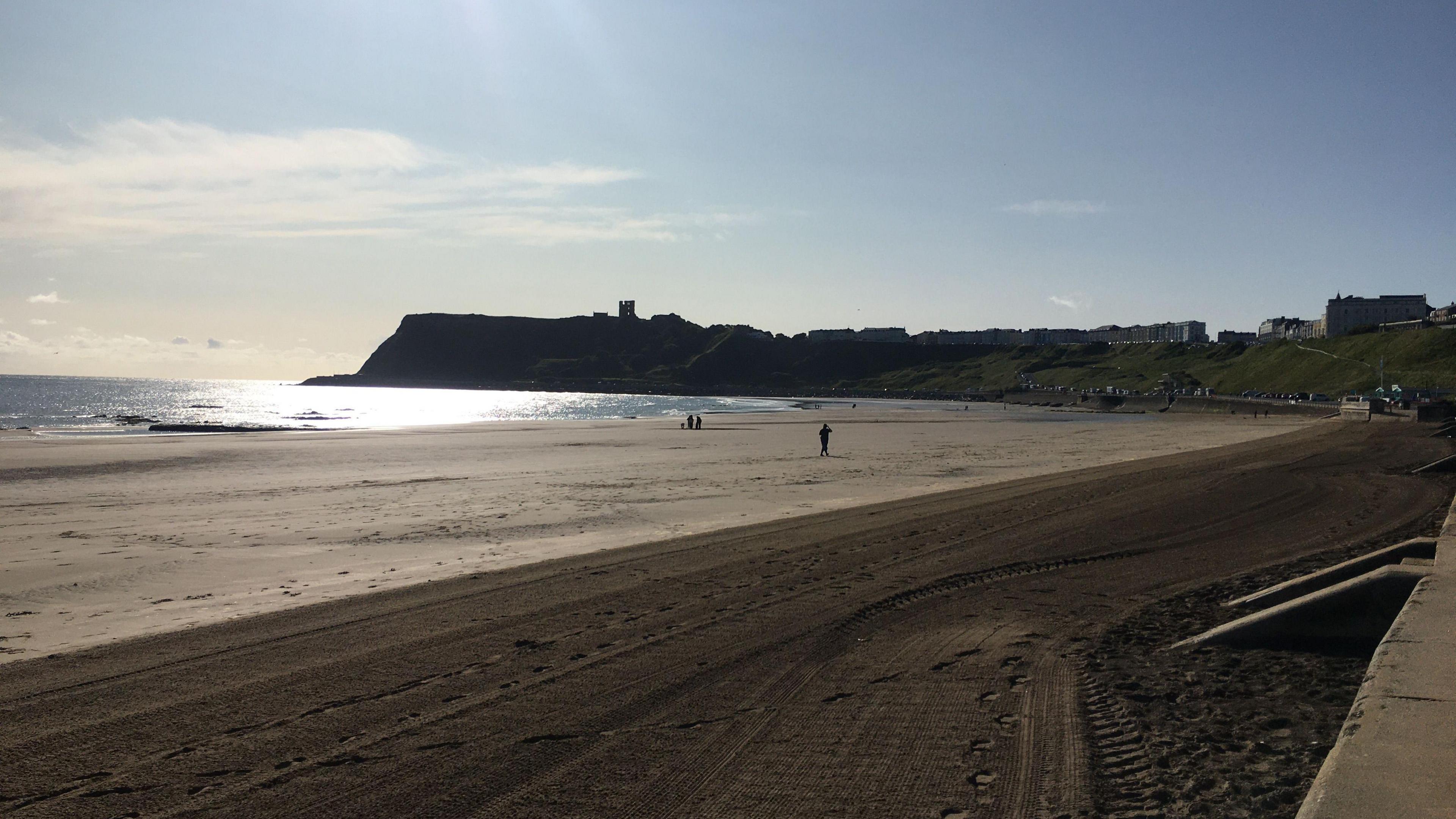 Scarborough's North Bay at sunset