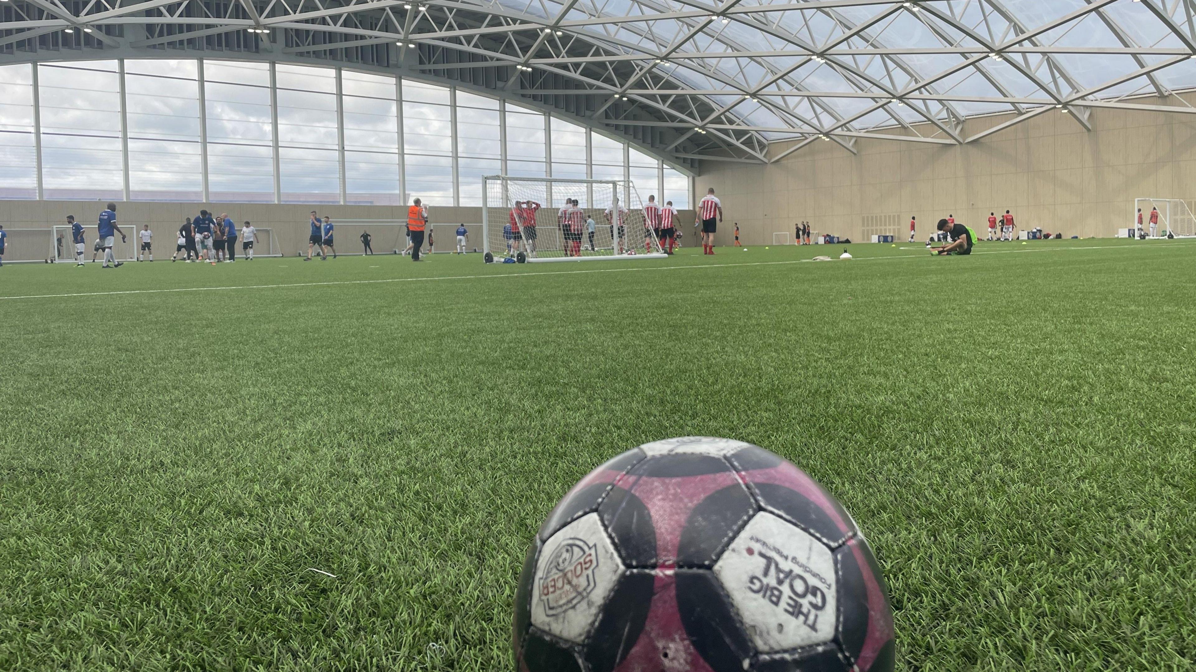 Inside Leicester City's training ground where the tournament took place