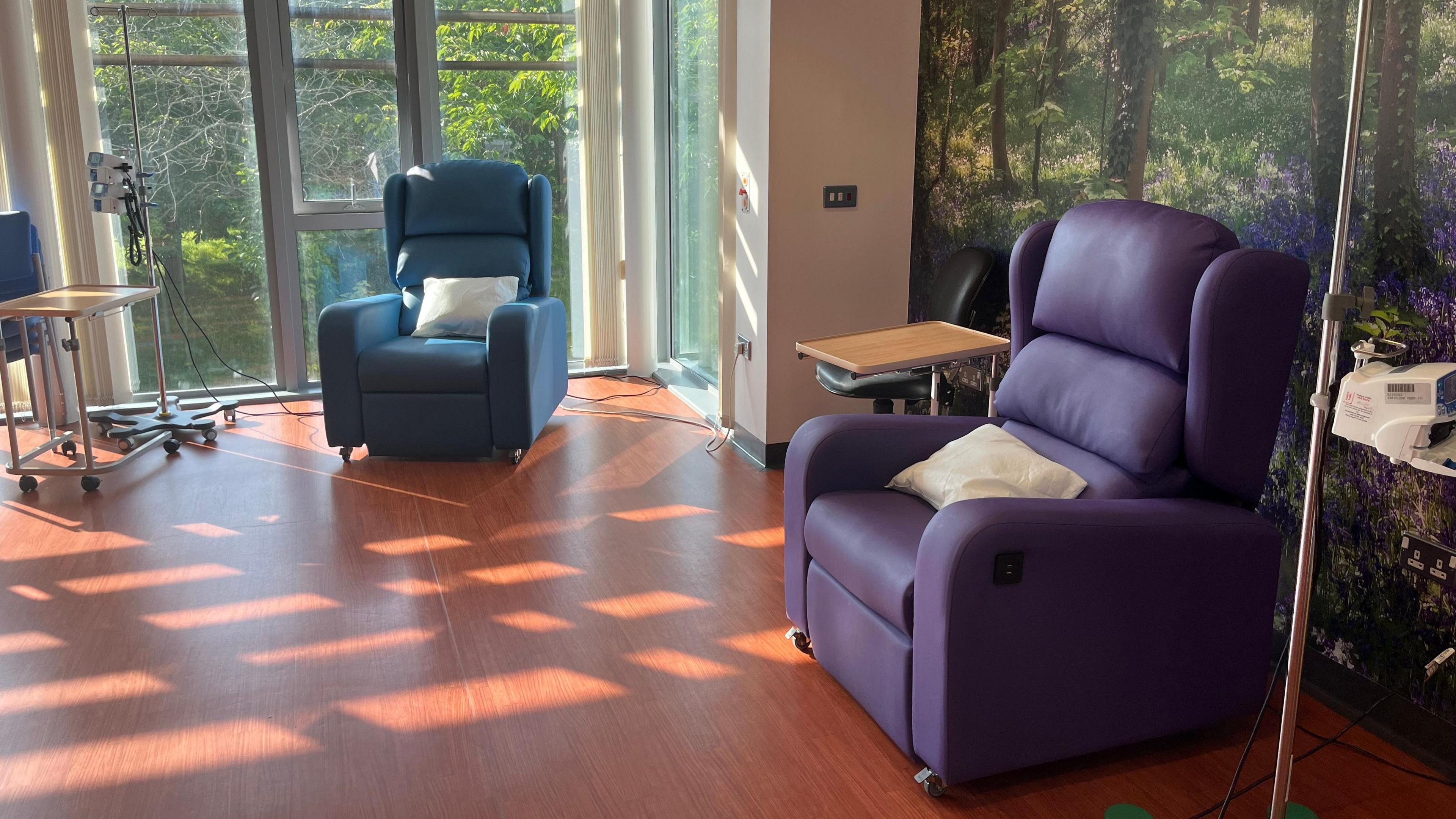 Chairs in the Bulstrode Oncology Ward