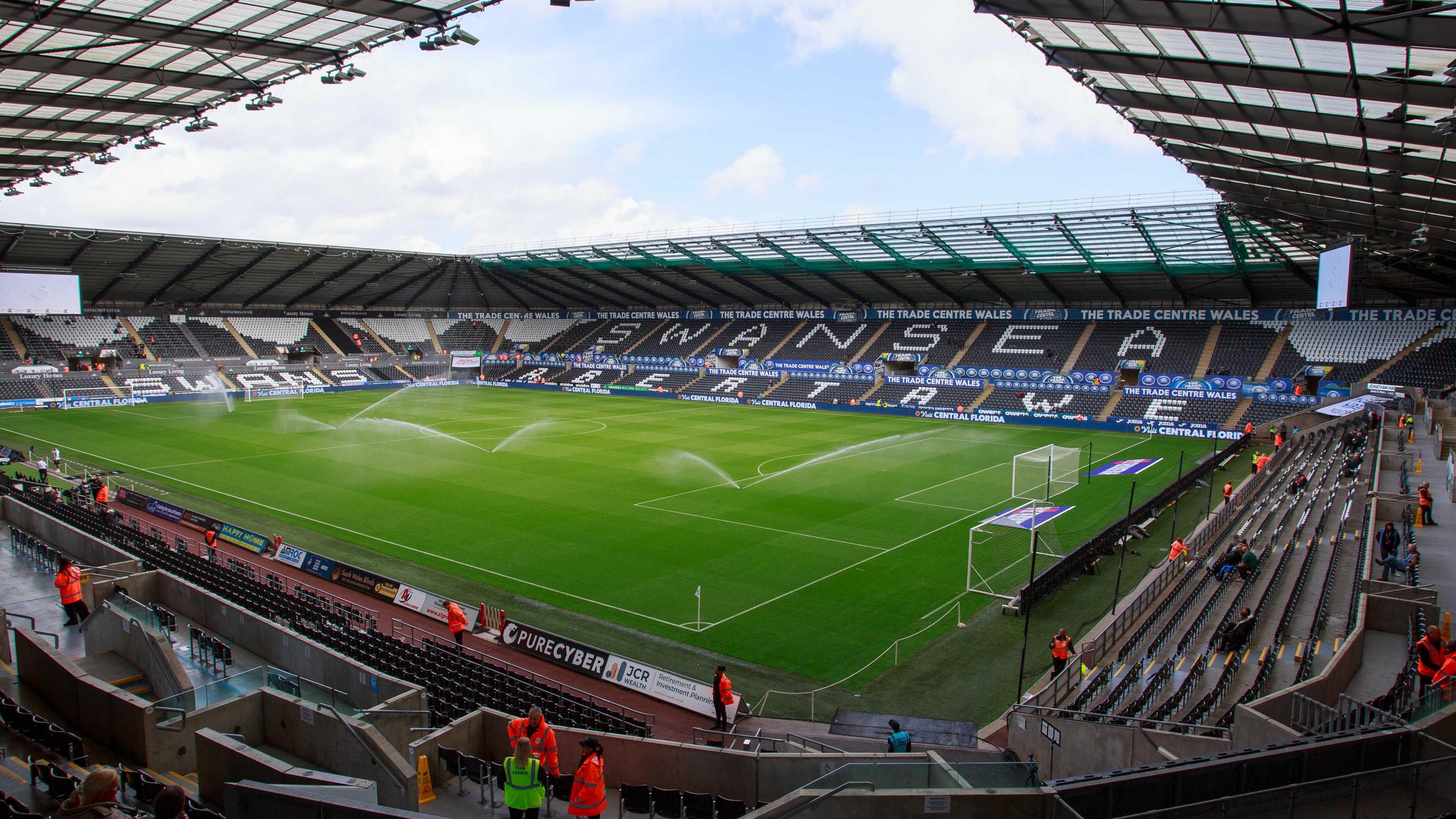 A general view of Swansea.com Stadium 