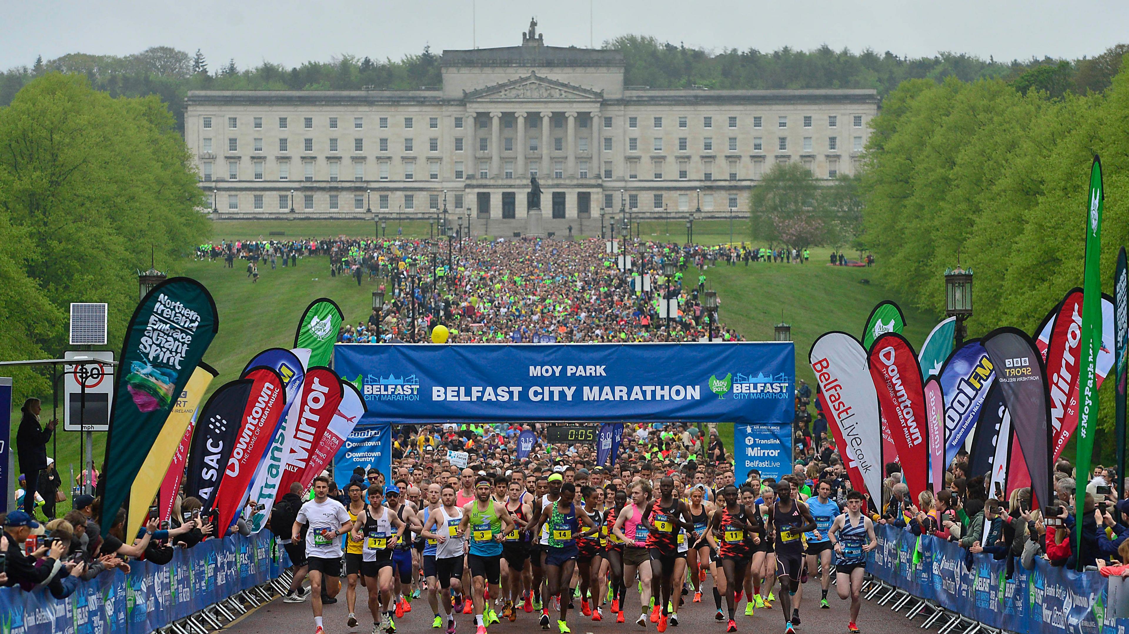 Runners at the 2024 marathon