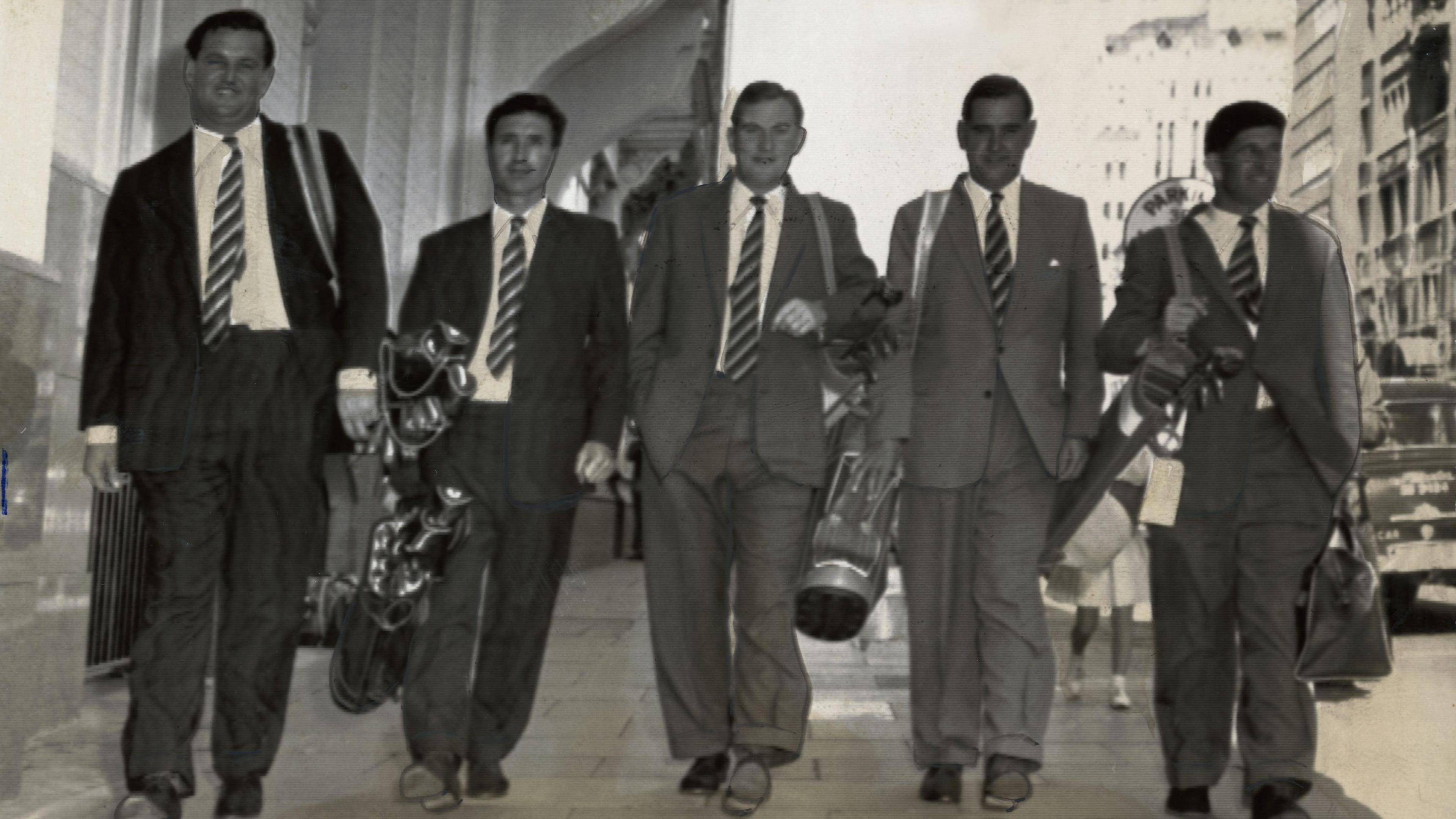 Members of the 1962-63 England Ashes squad