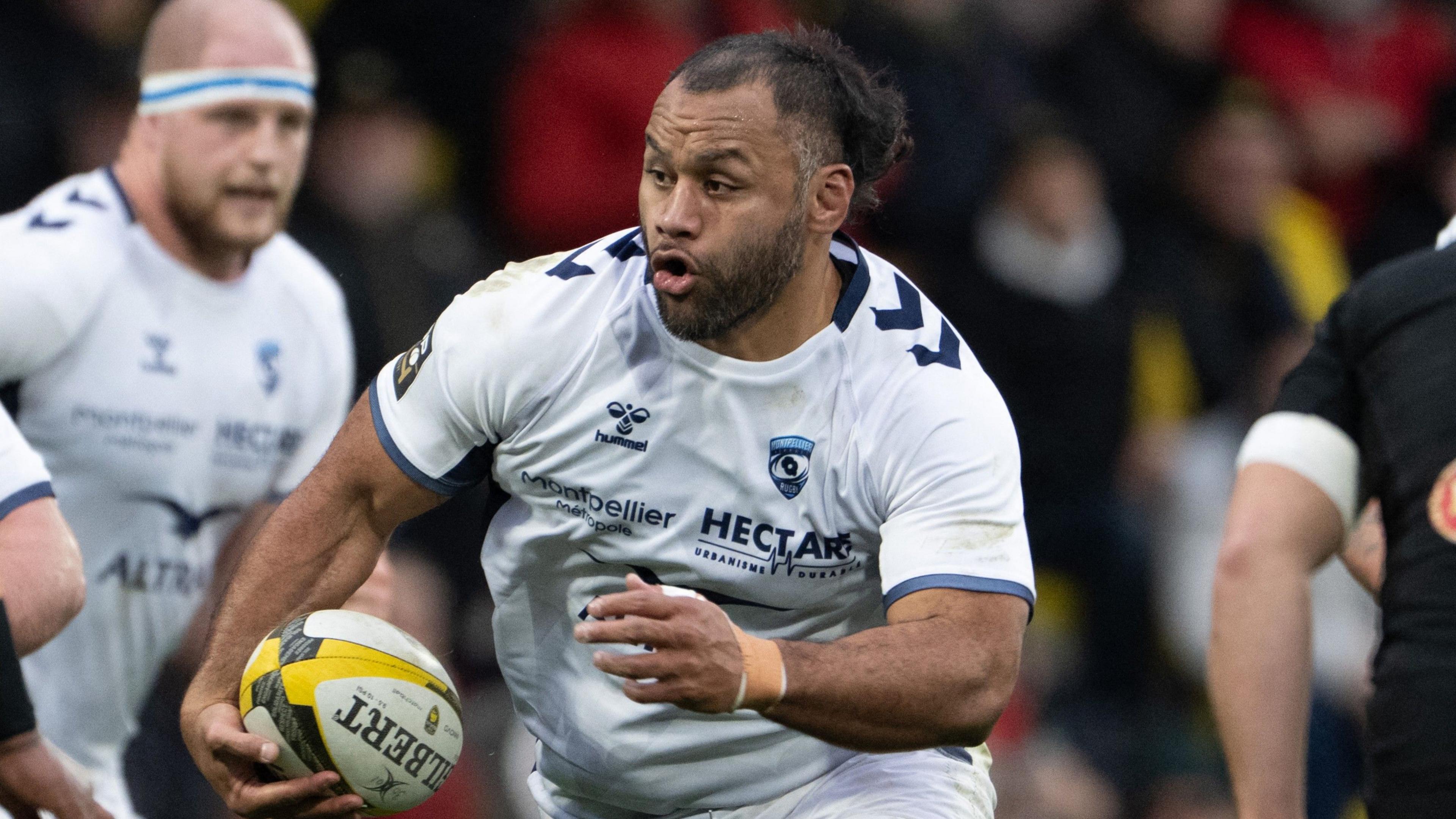 Billy Vunipola in action