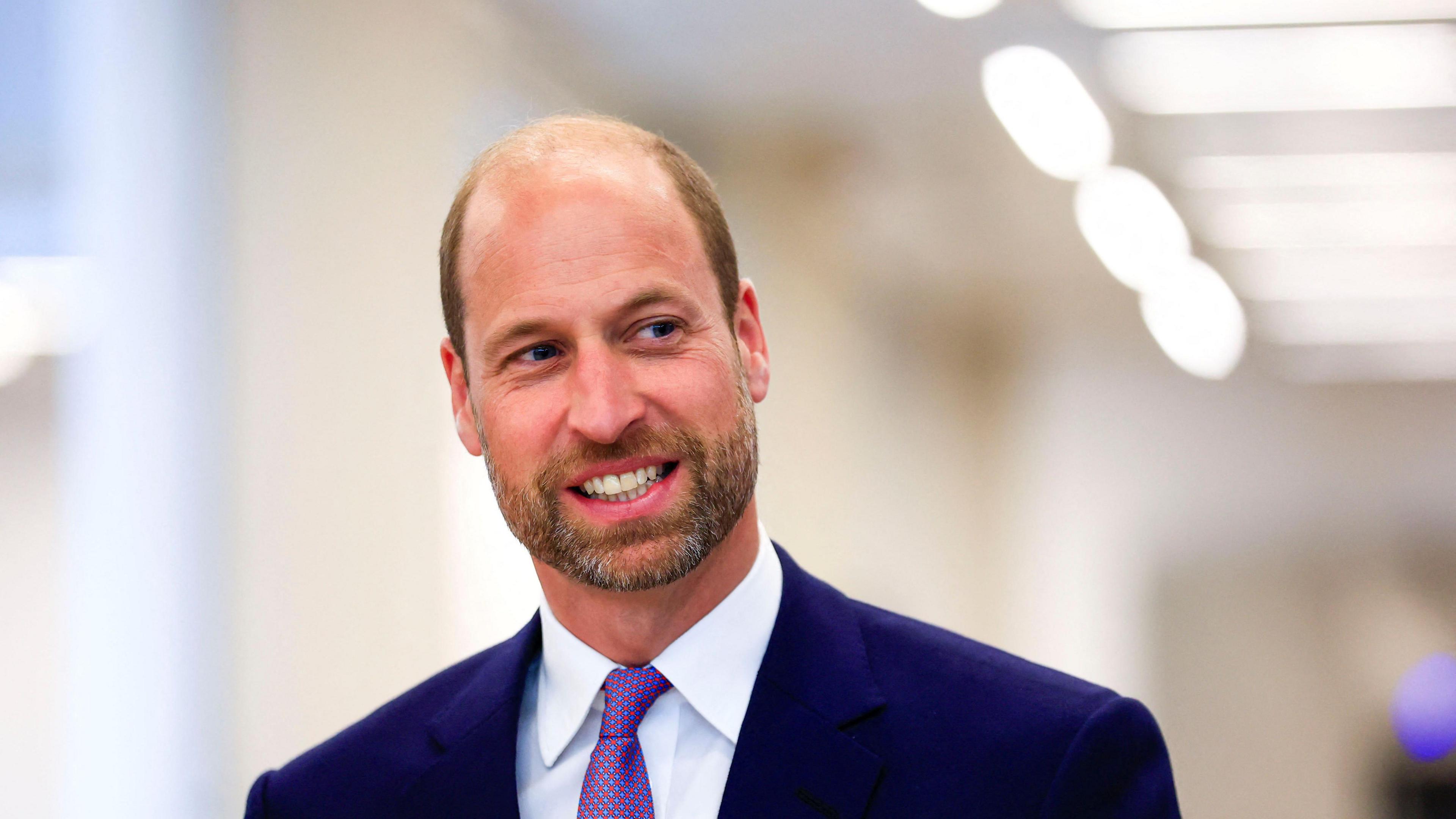 prince william smiling