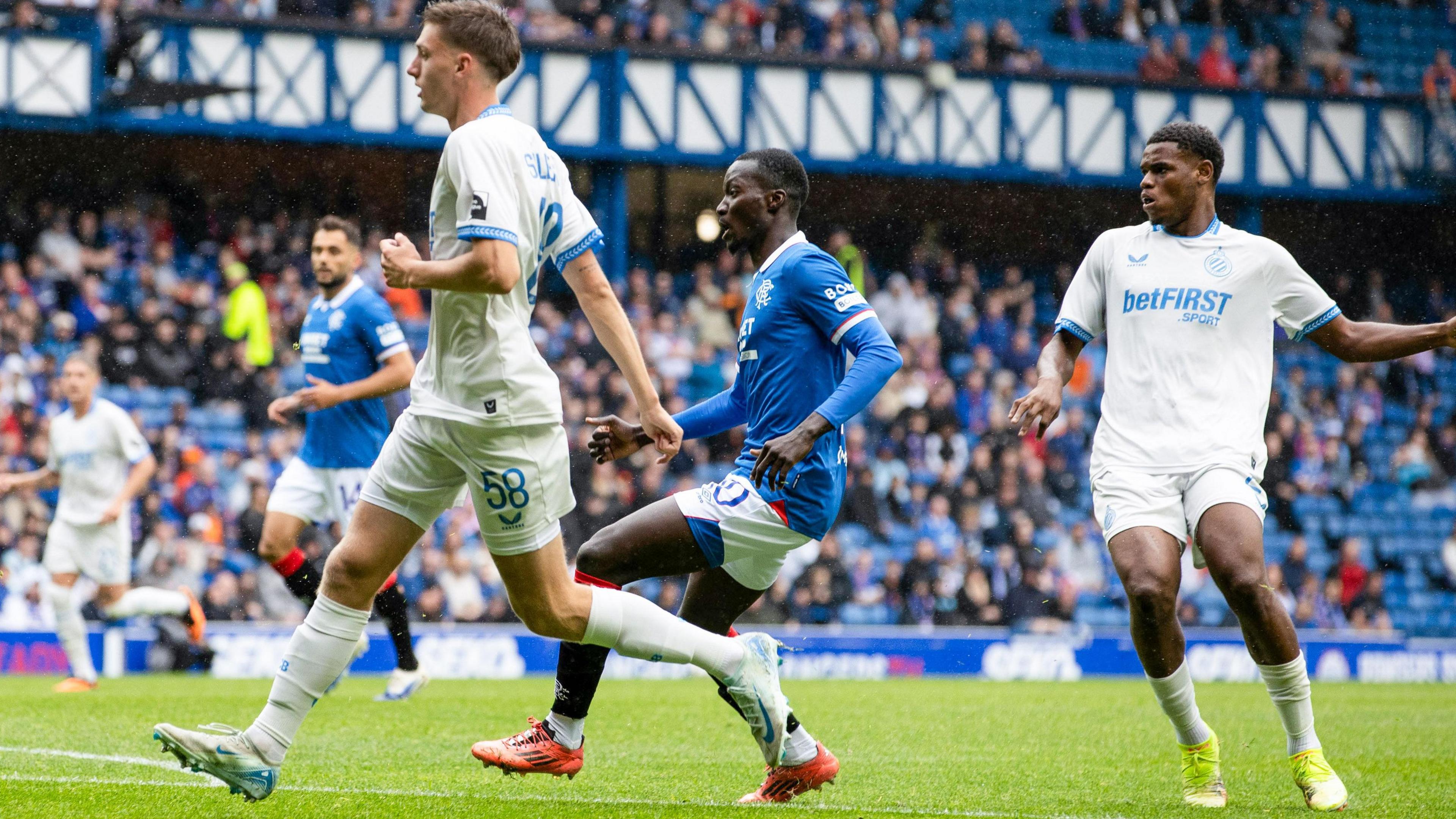 Rangers' Mohamed Diomande scores for Rangers