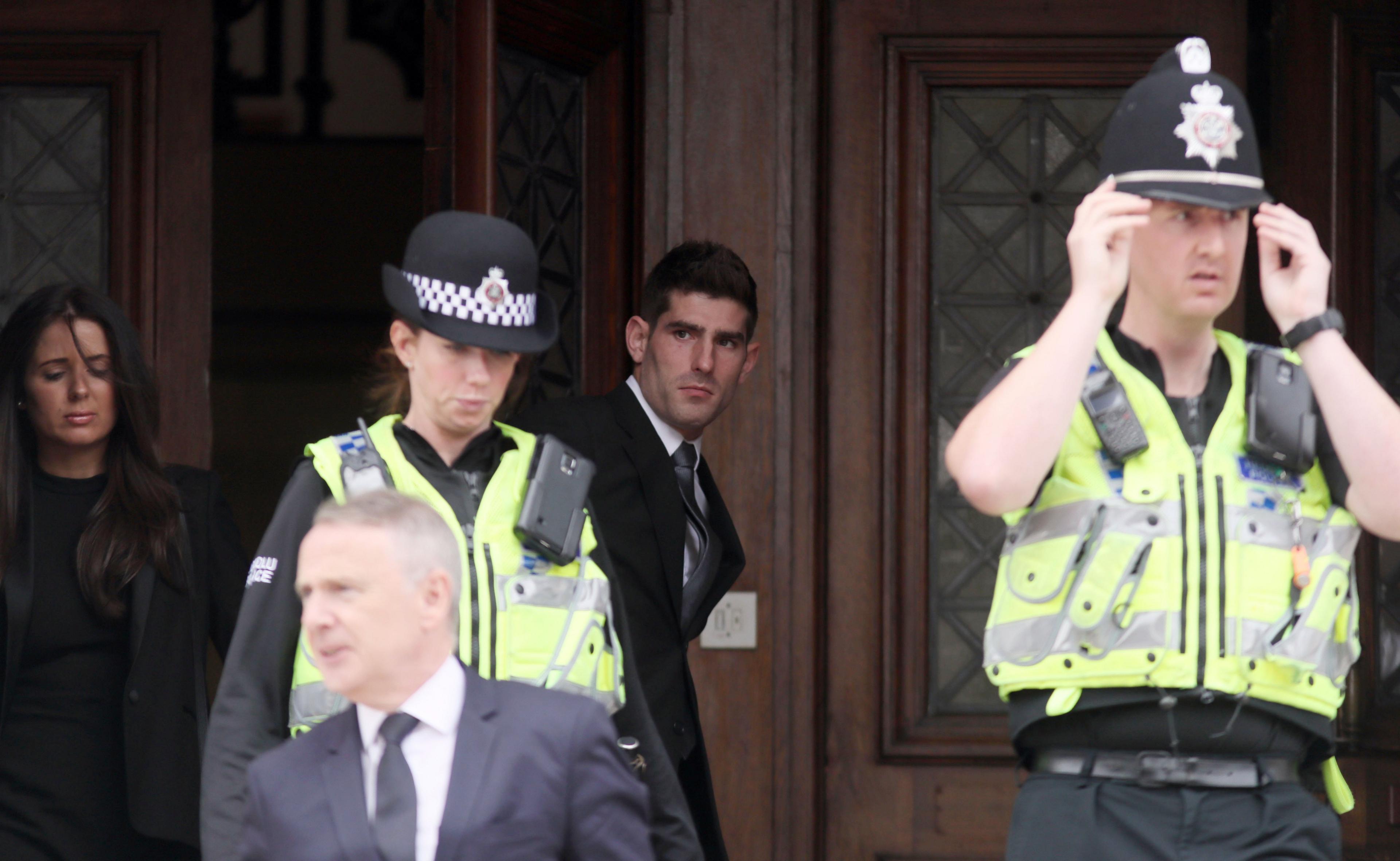 Ched Evans at court