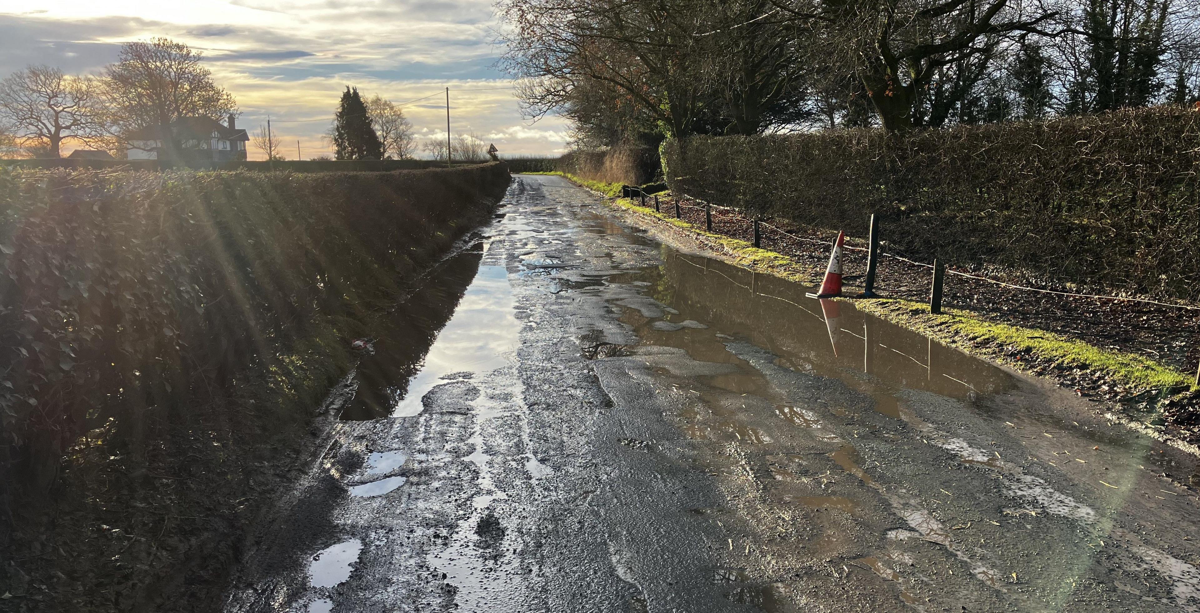 Station Road in Wrenbury