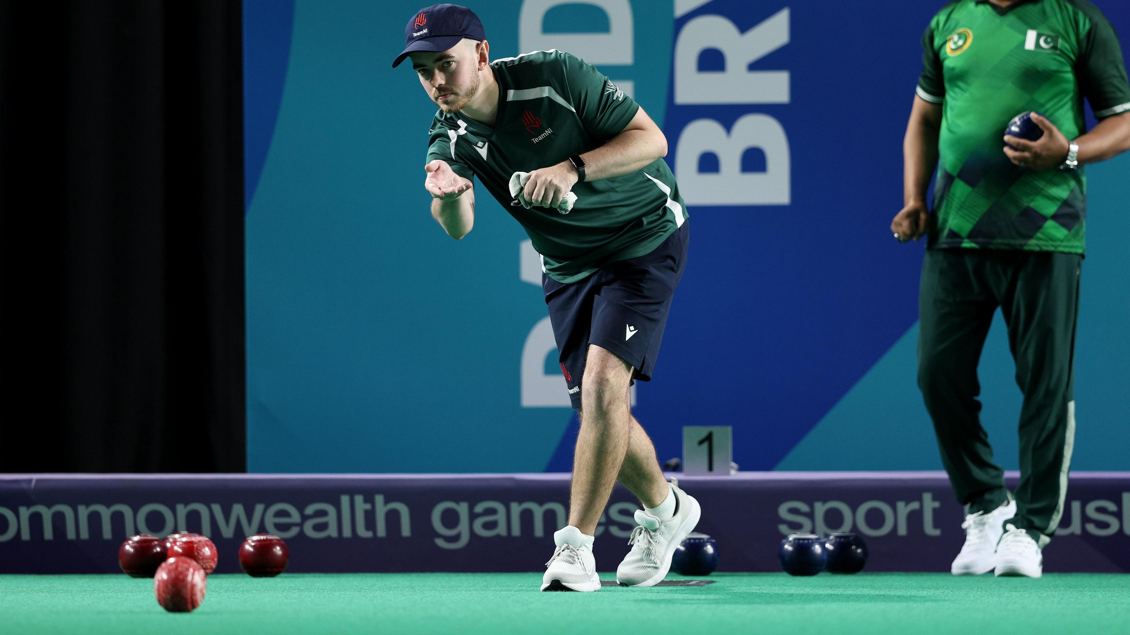 Adam McKeown in action against Pakistan