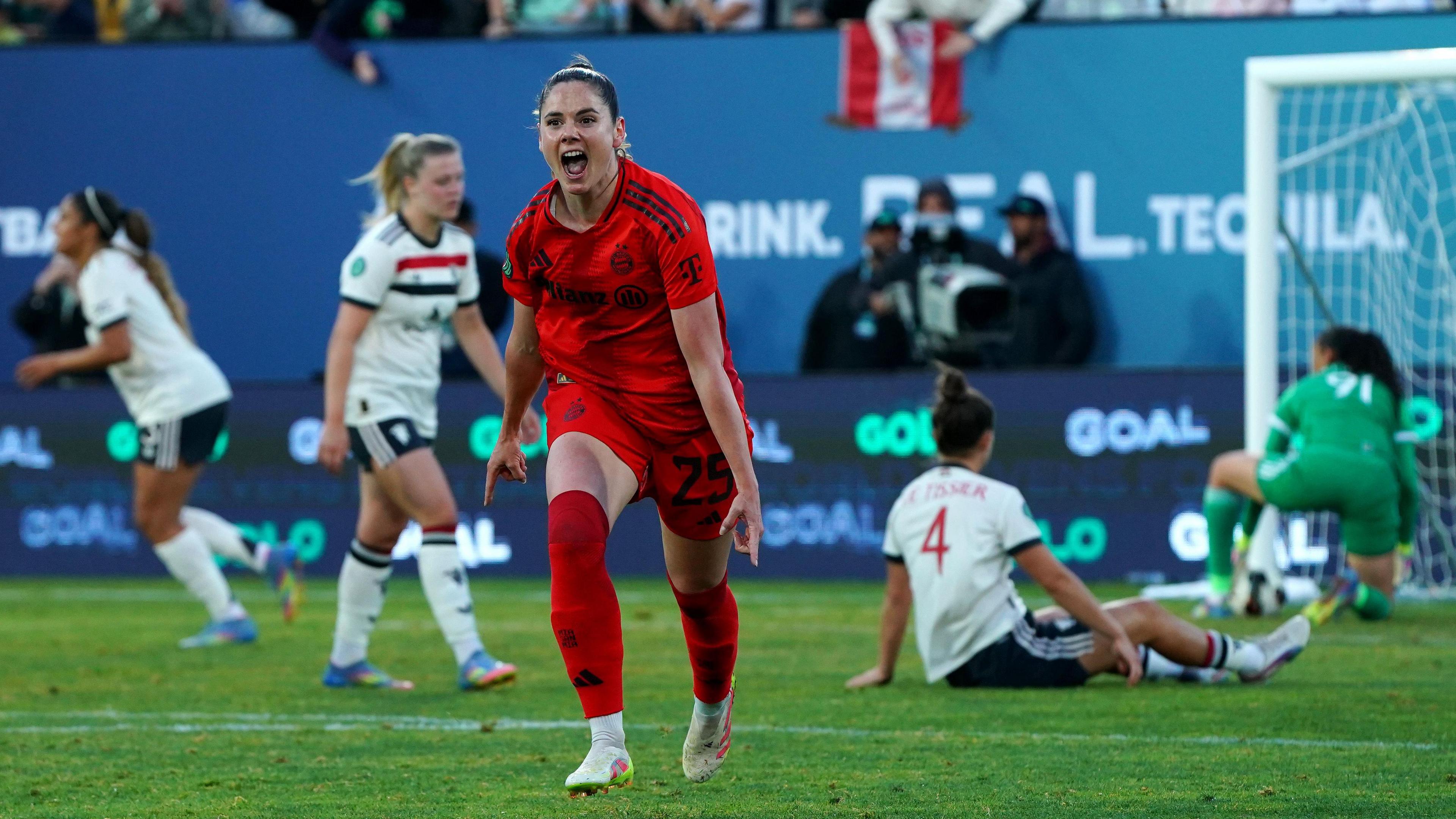 Sarah Zadrazil celebrates