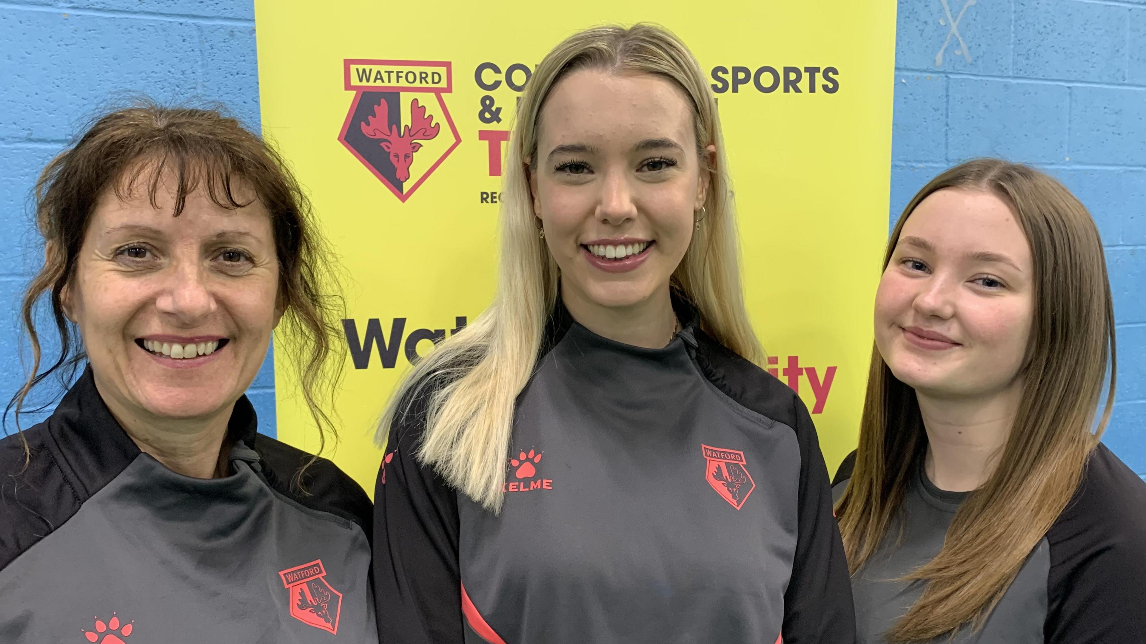 Charlotte Wilmer-Barbrook (left), Caoimhe Walker (middle) and Emily Tavinor (right) who run the Empower programme