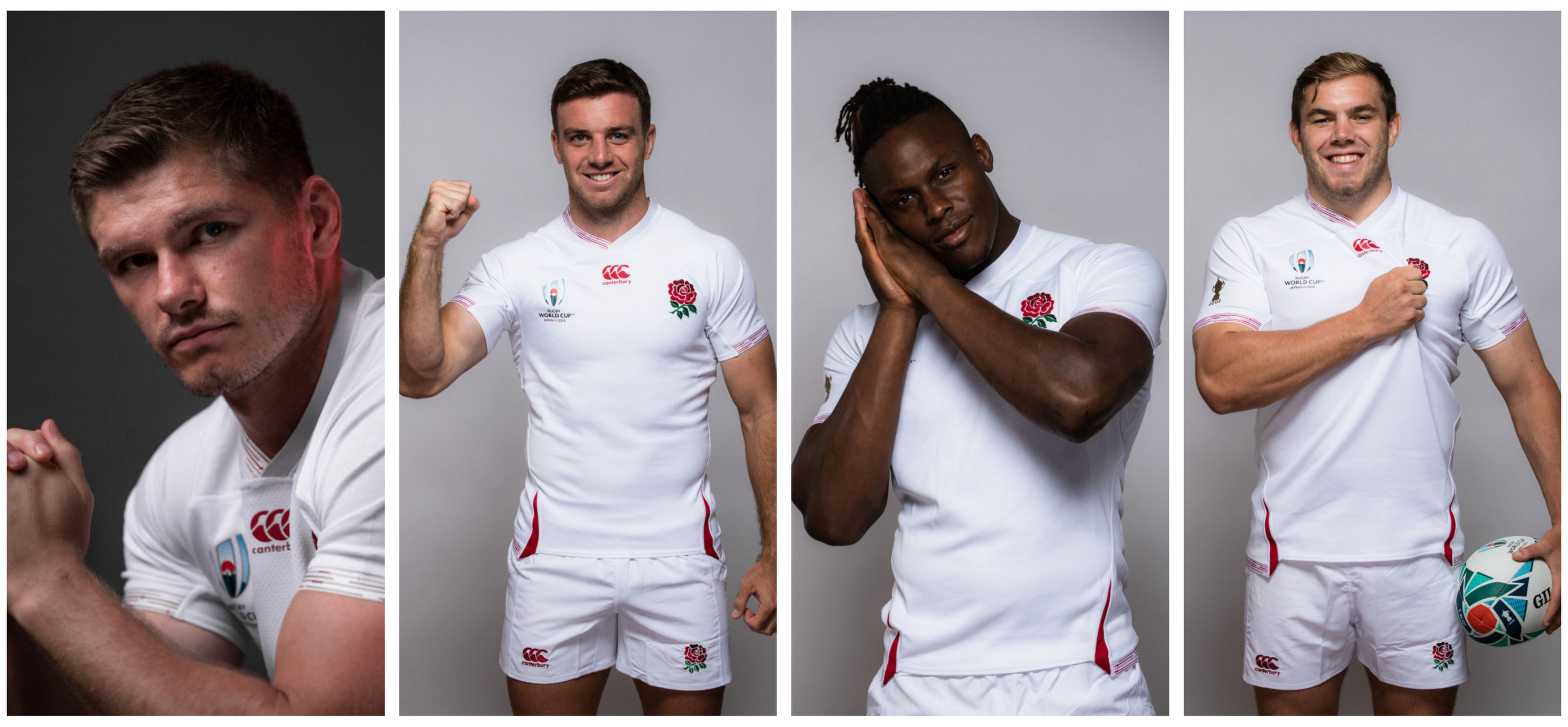 Owen Farrell, George Ford, Maro Itoje and Jack Singleton