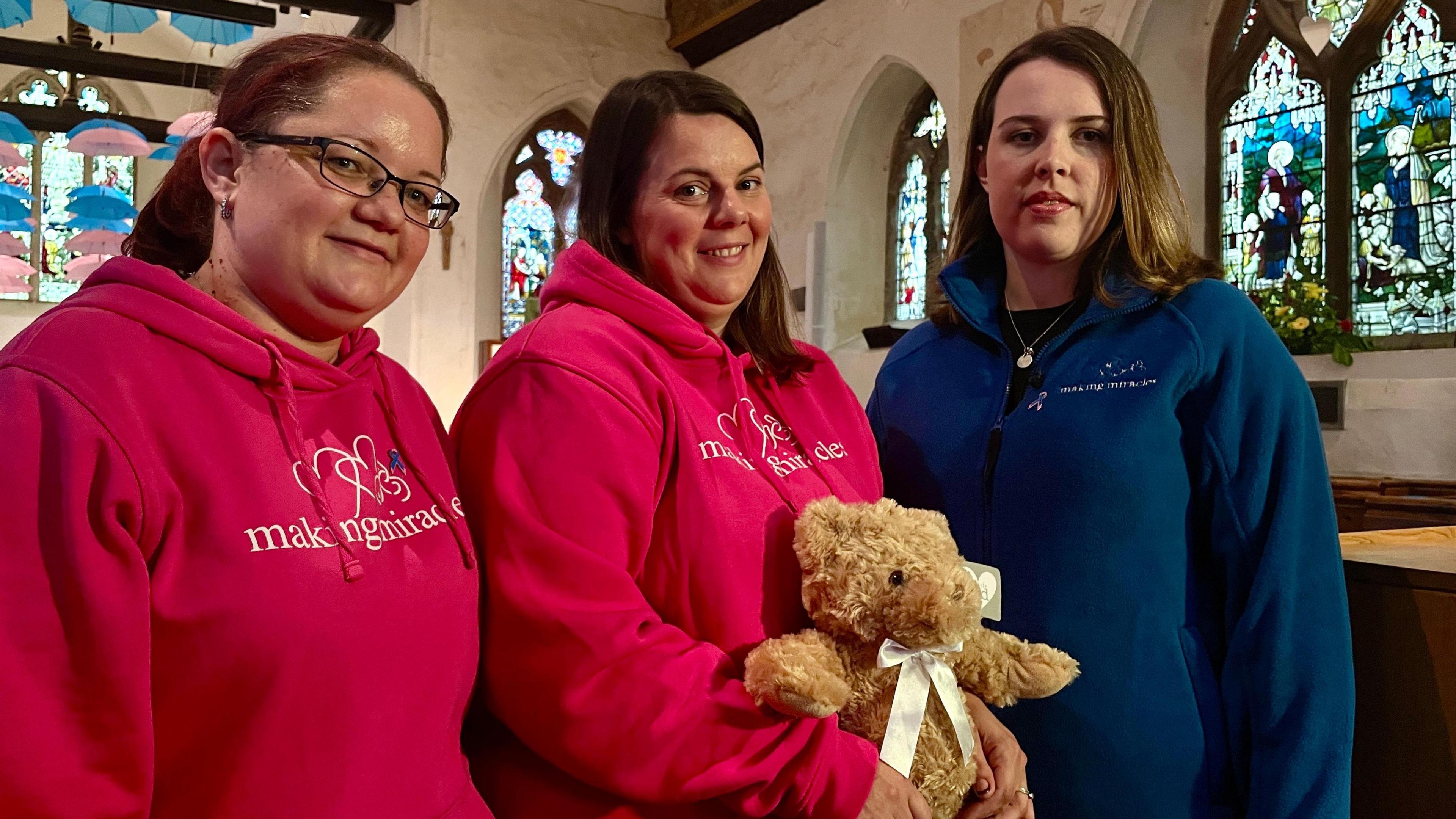 Three mothers who have all experience baby loss say they  "know how each other feels"