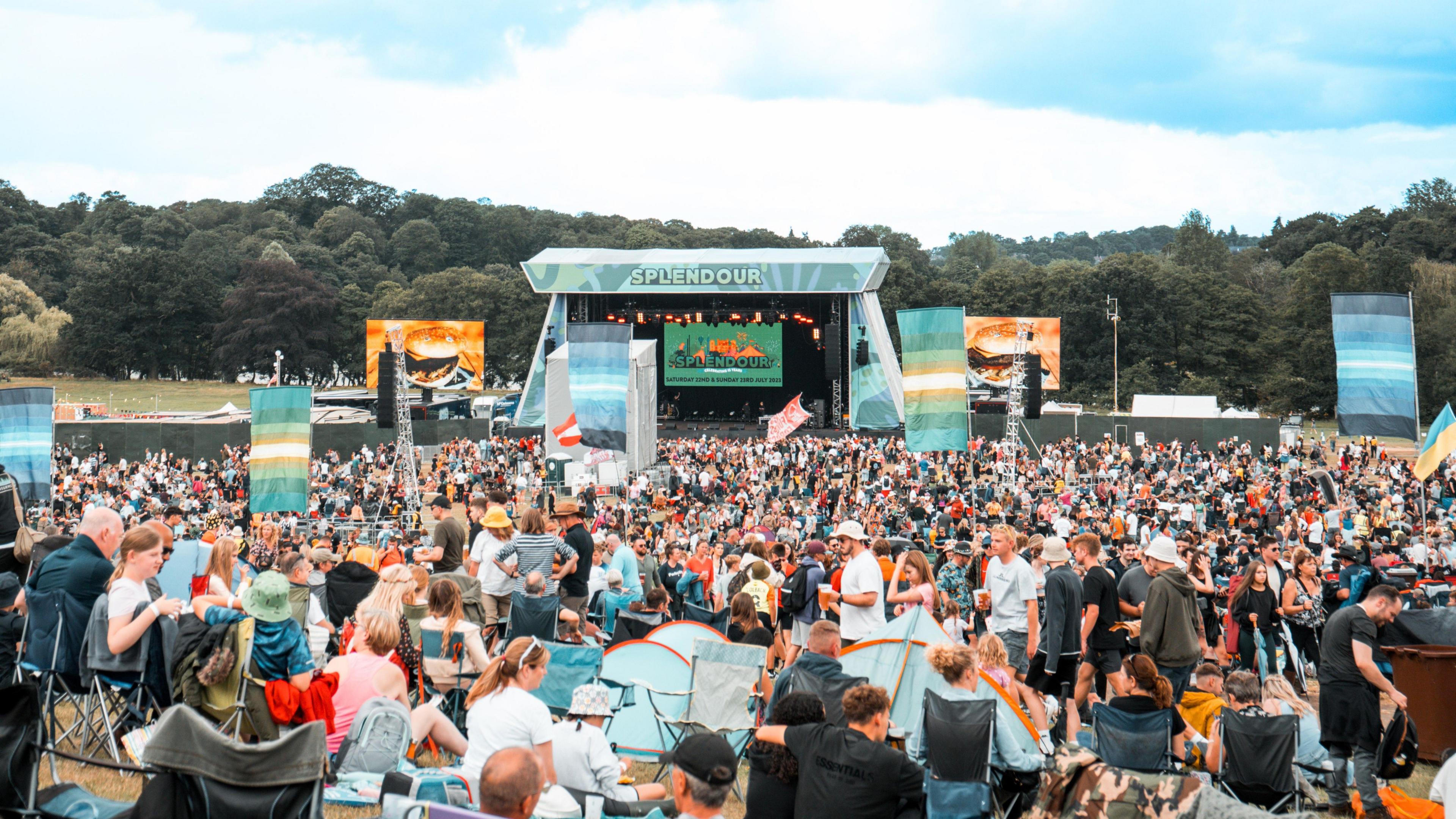 An image of Splendour Festival at Wollaton Hall in Nottinghamshire