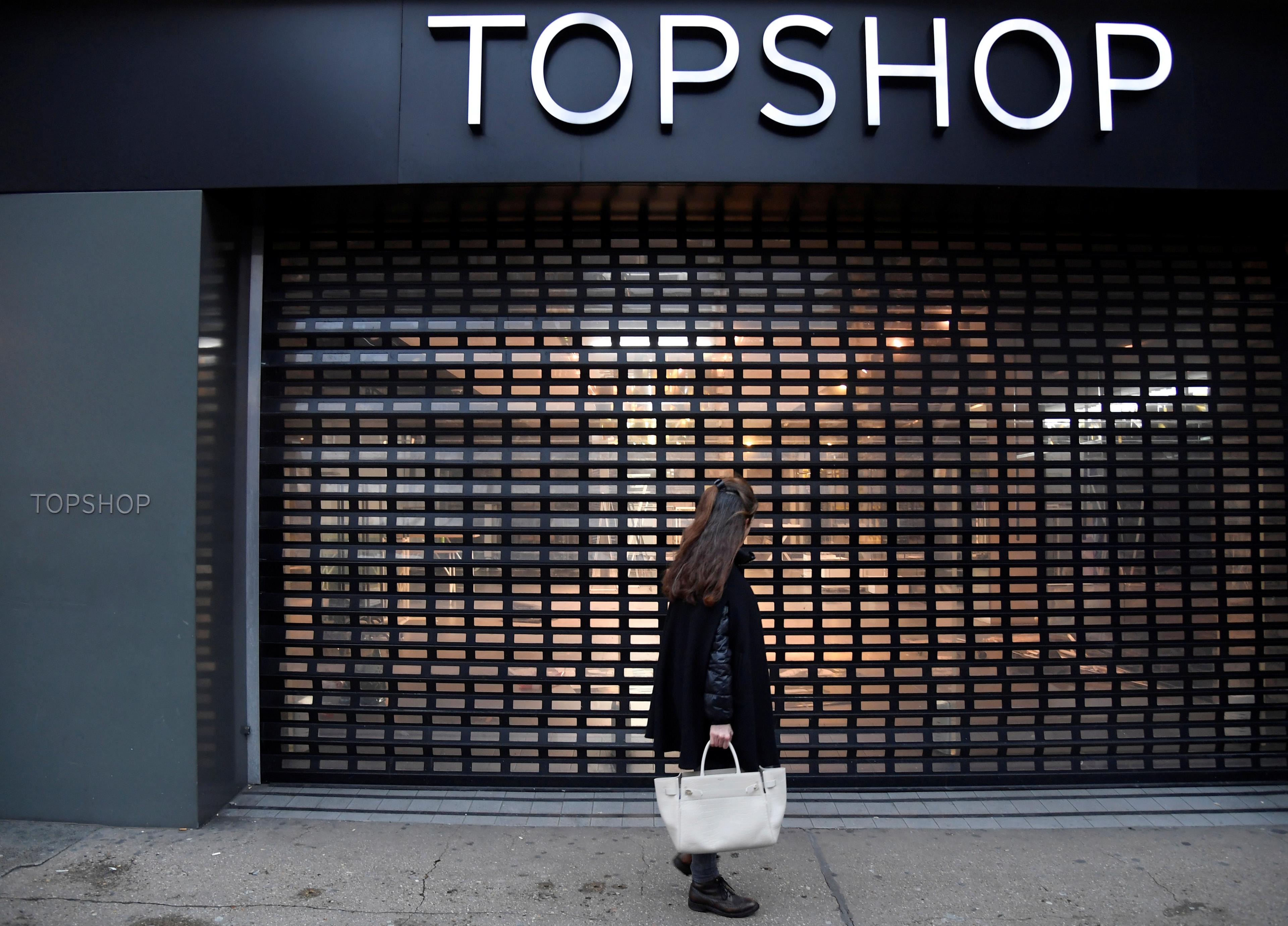 Topshop closing