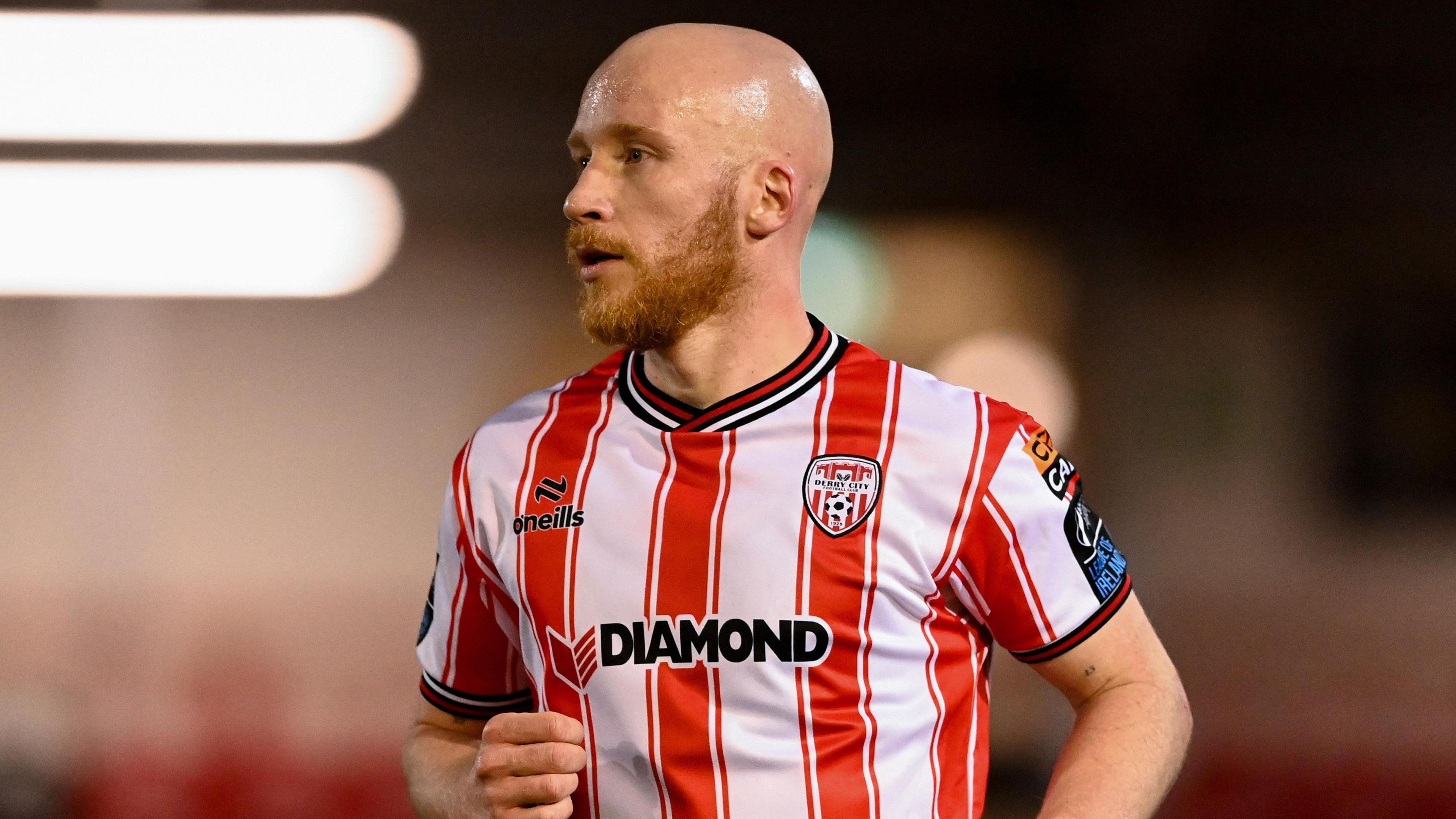 Liam Boyce in action for Derry City