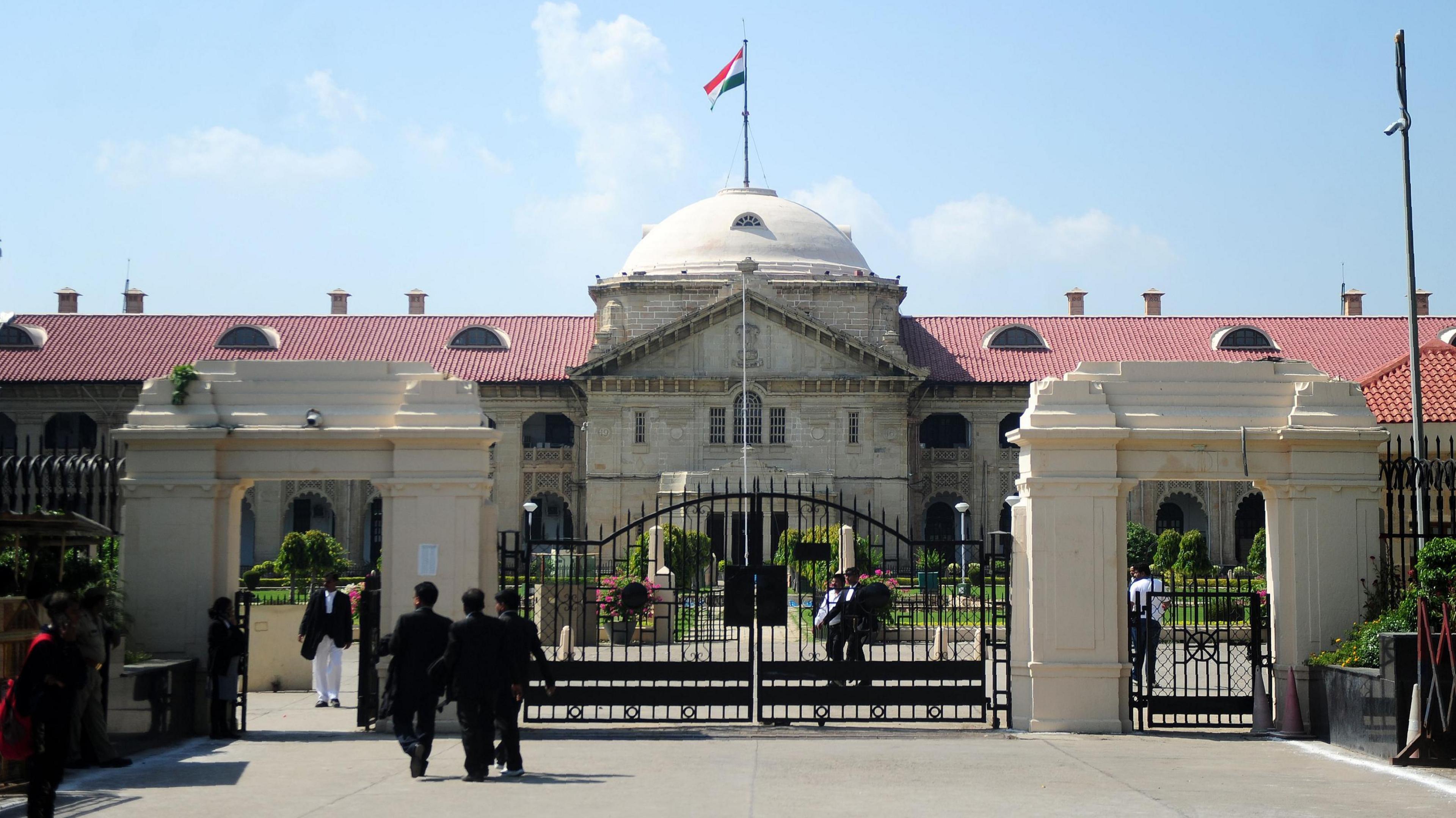 A general view of the Allahabad high court building in Allahabad on October 12, 2017