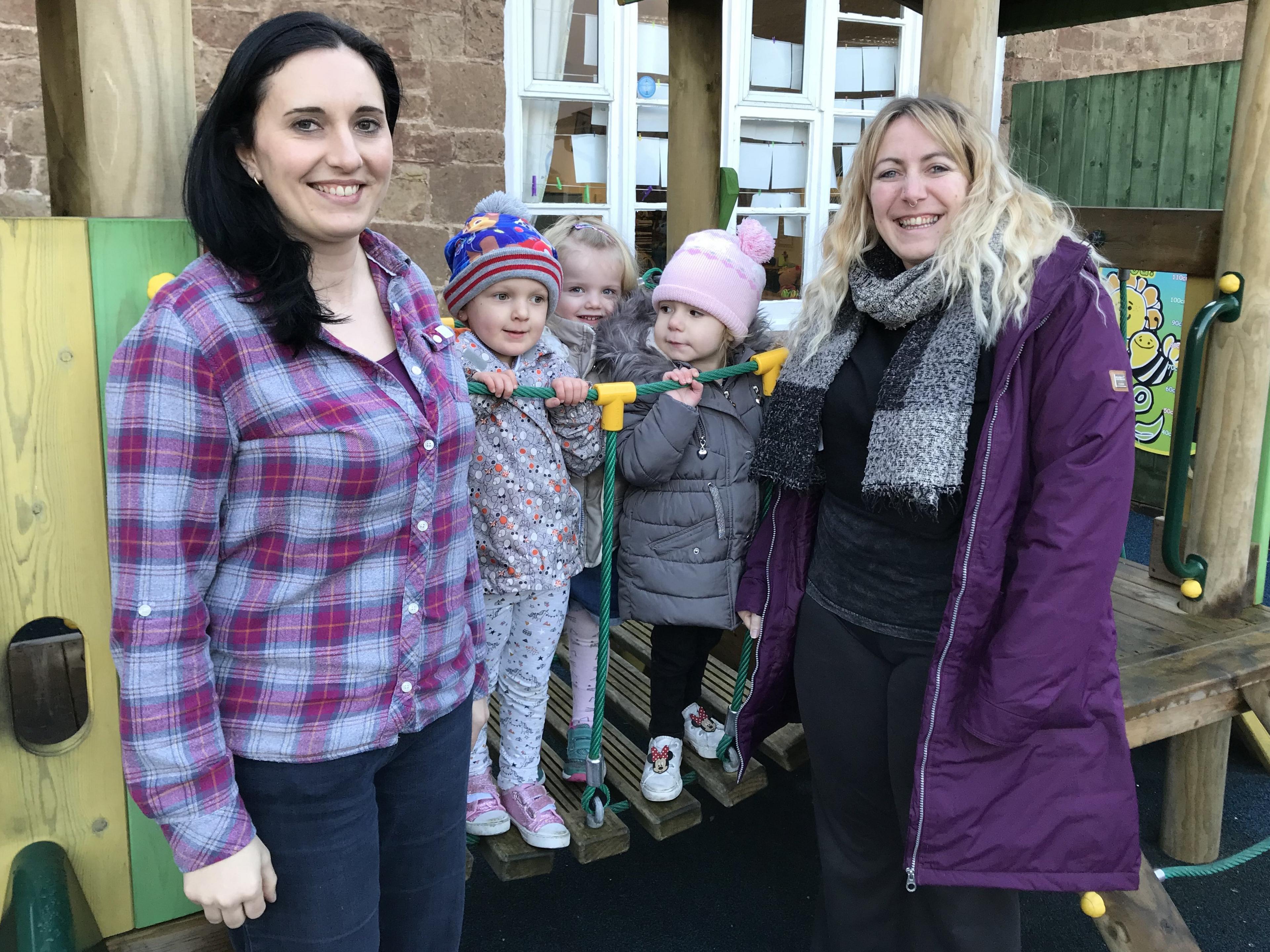 (Left to Right): Katie, Lucy, Alithia and Eliza