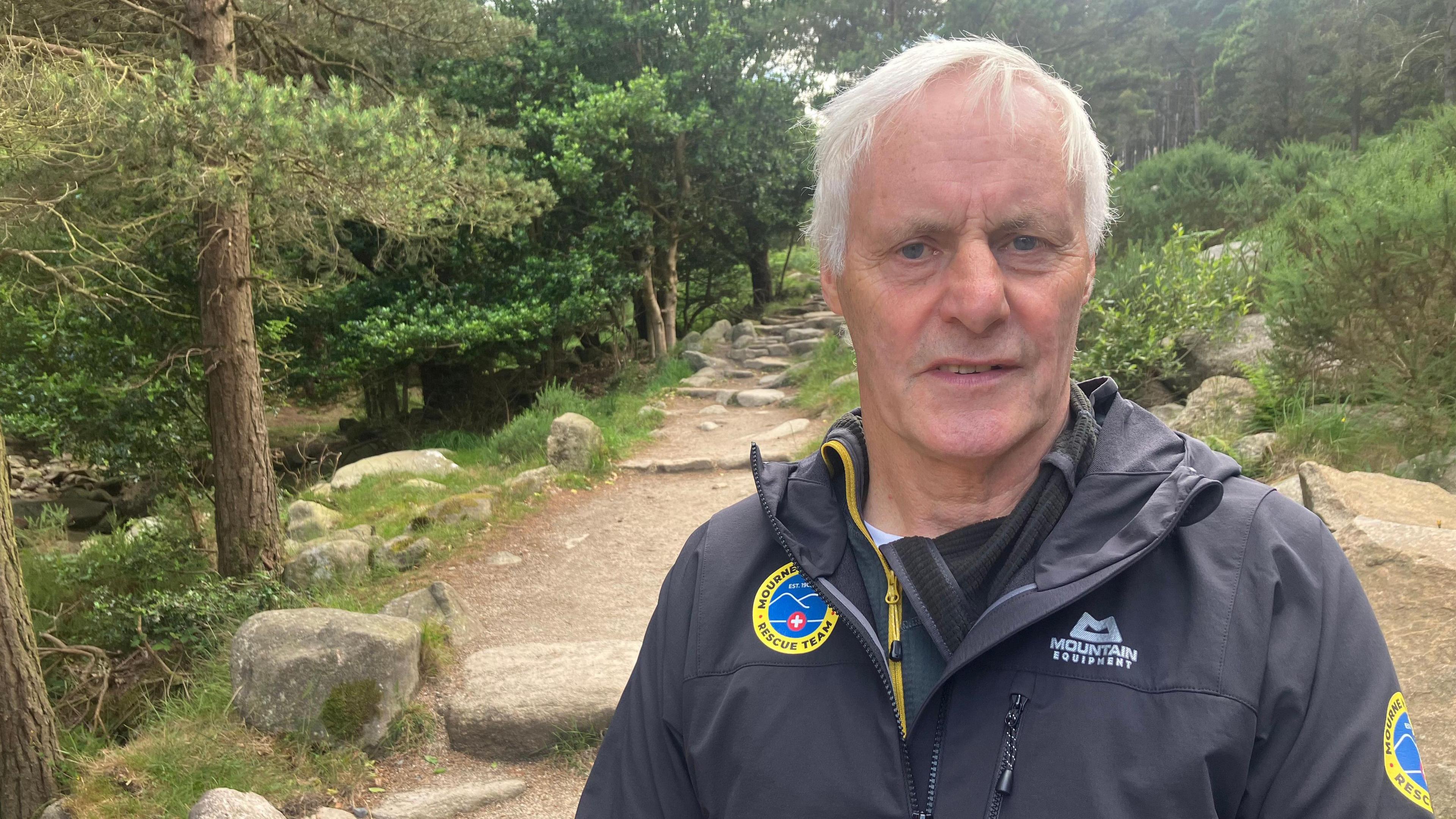 Dave Goddard in the Mourne Mountains 