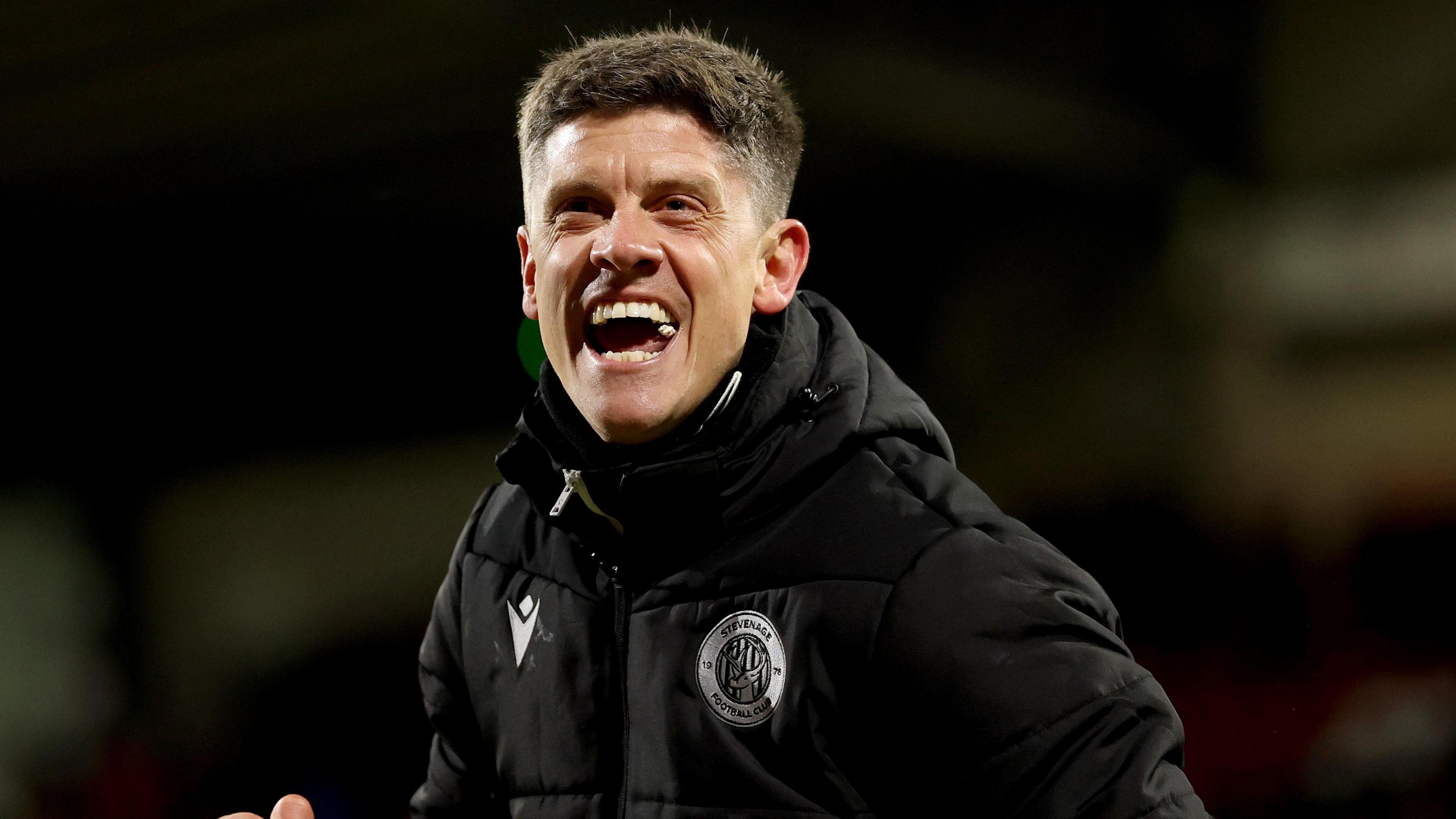 Alex Revell as Stevenage boss
