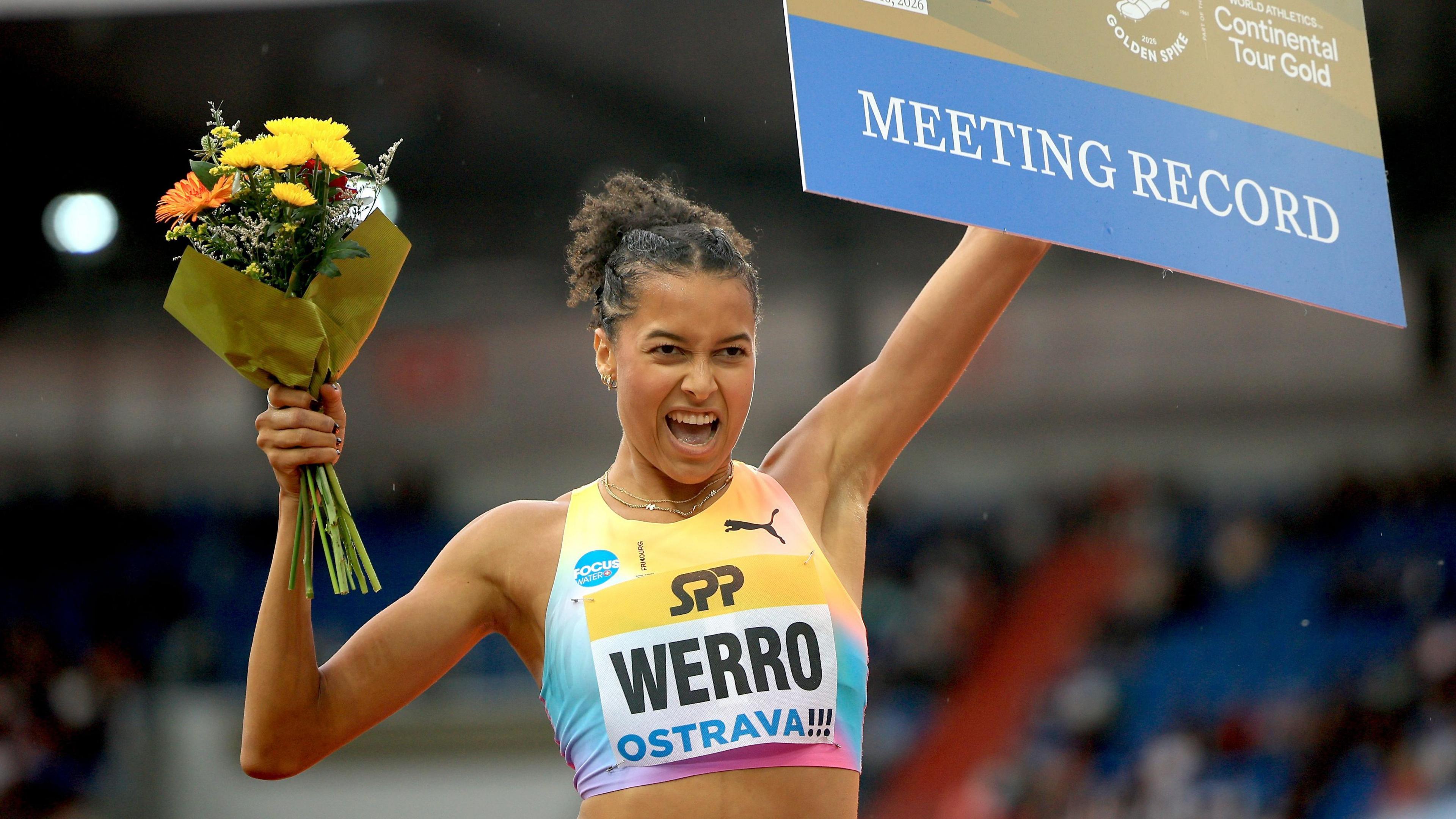 Swiss 800m runner Audrey Werro