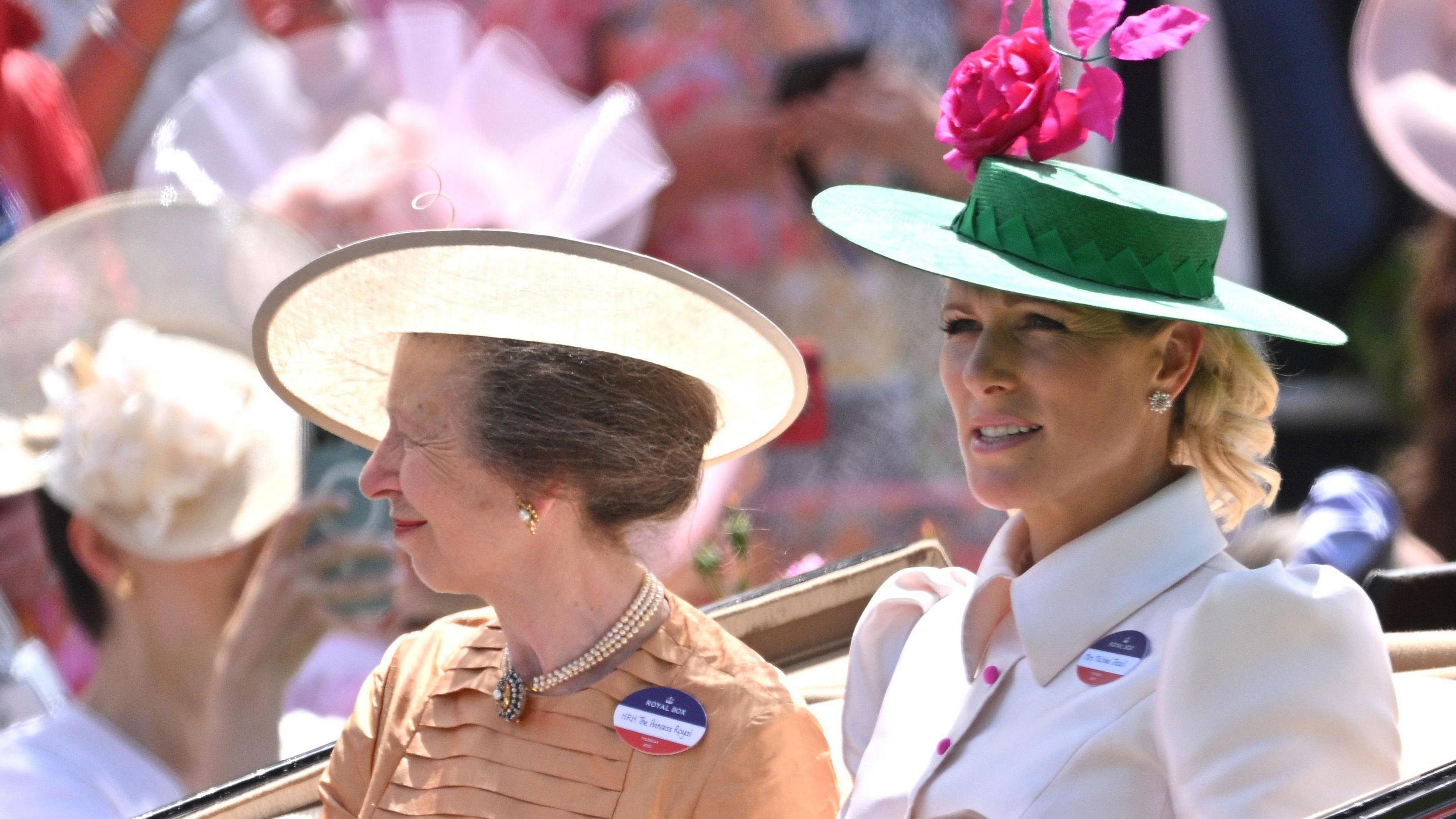 Princess Anne, Princess Royal and Zara Phillips attend Royal Ascot 2022