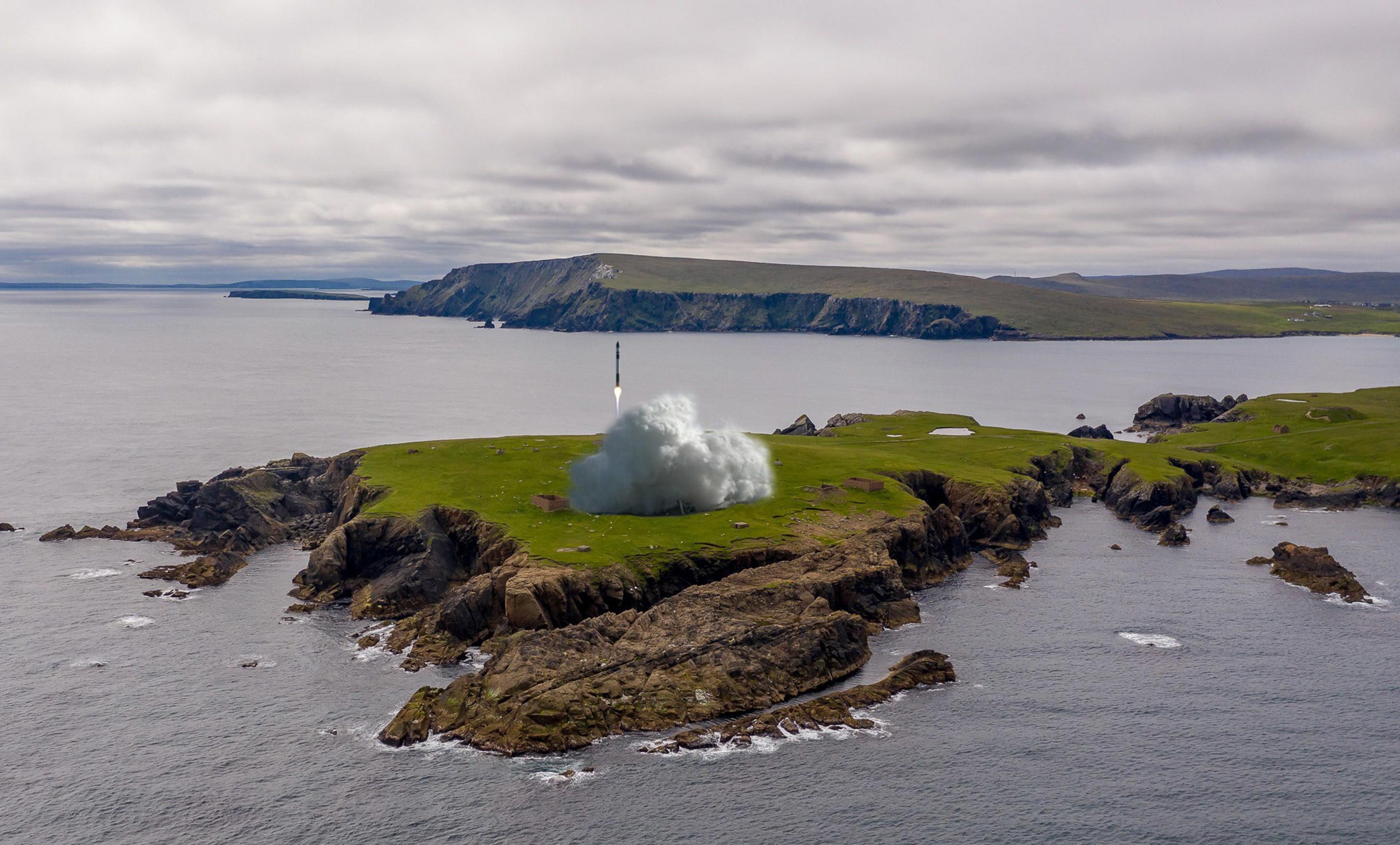 Saxavord spaceport in Scotland