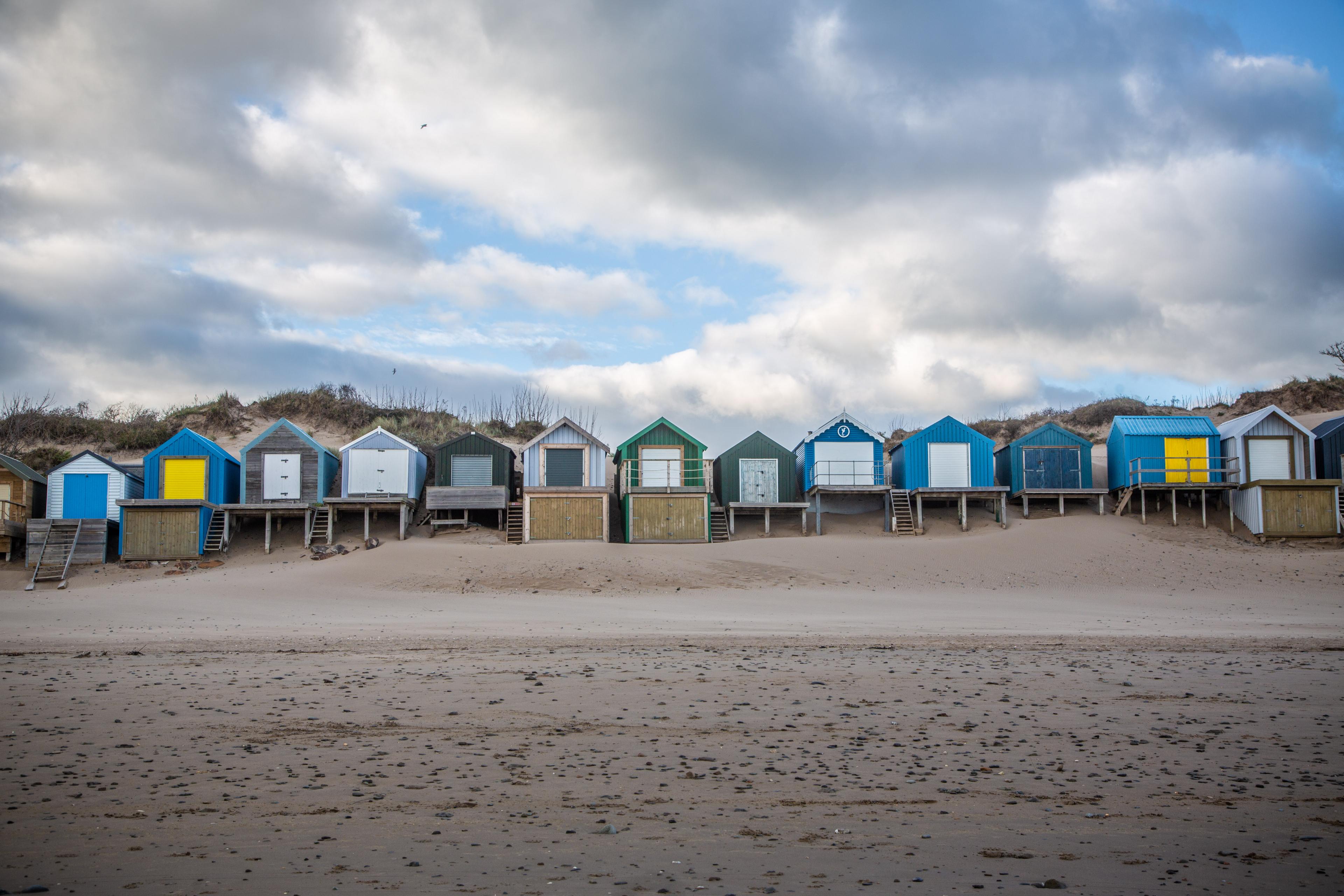 Cytiau traeth Abersoch