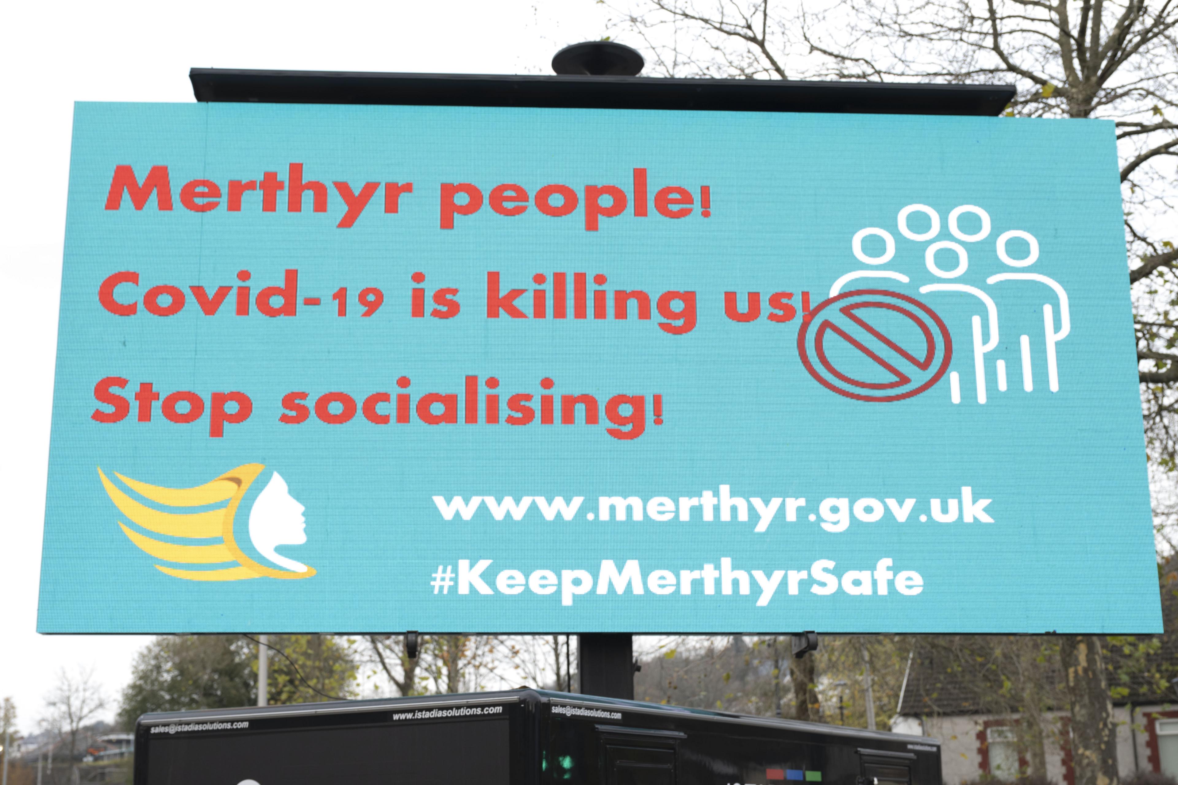 Merthyr Sign