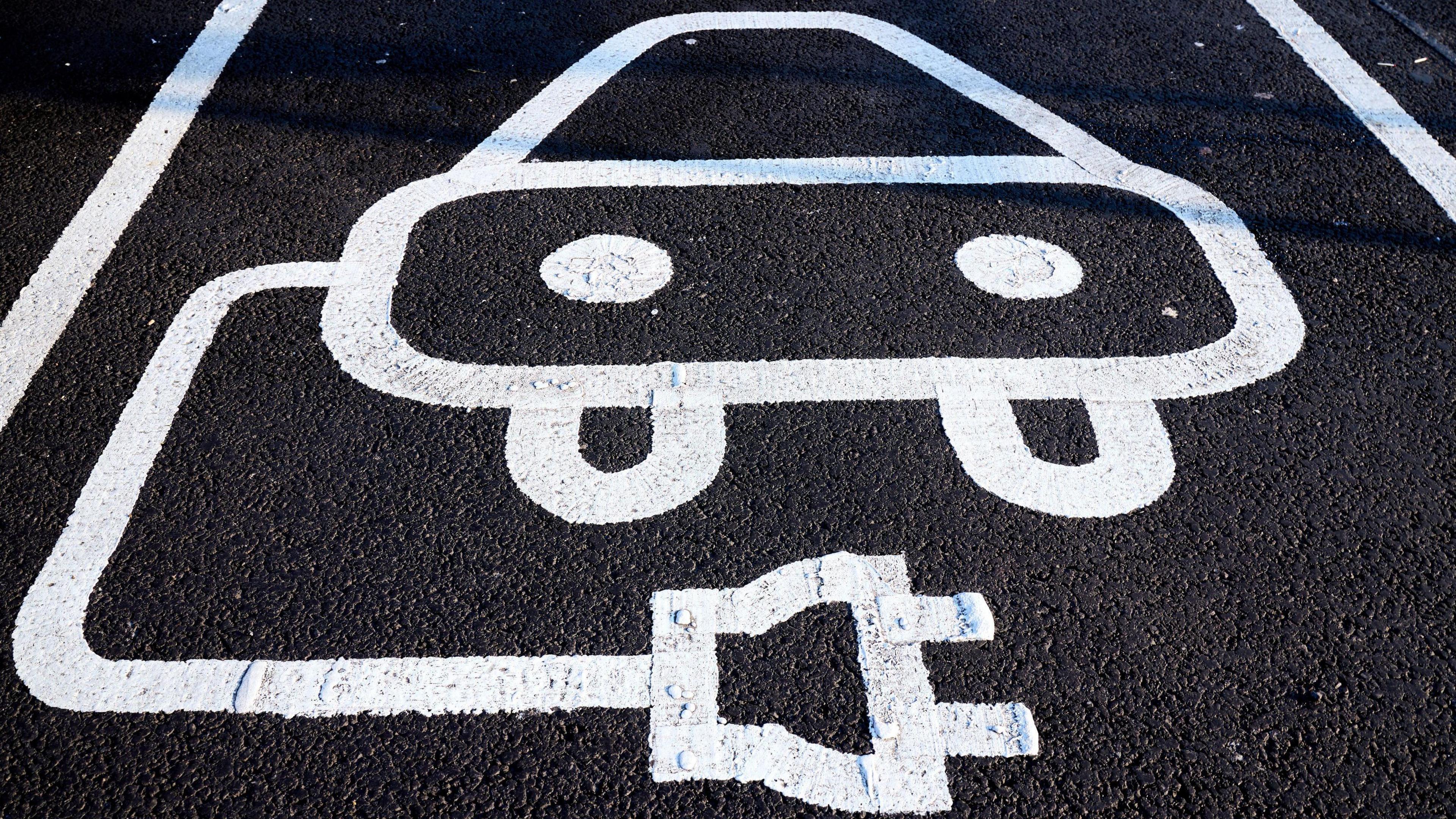 Electric vehicle parking space