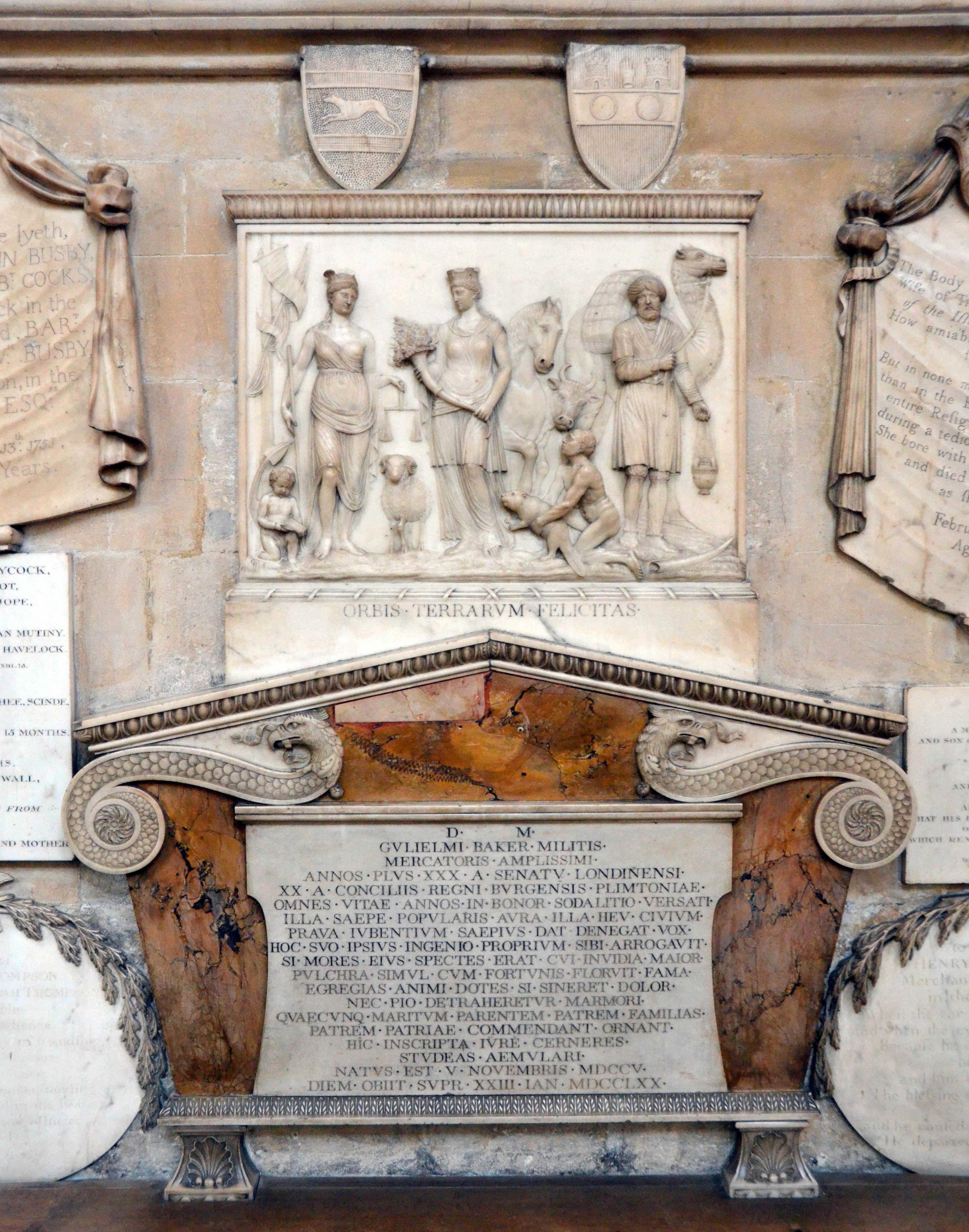 Sir William Baker memorial