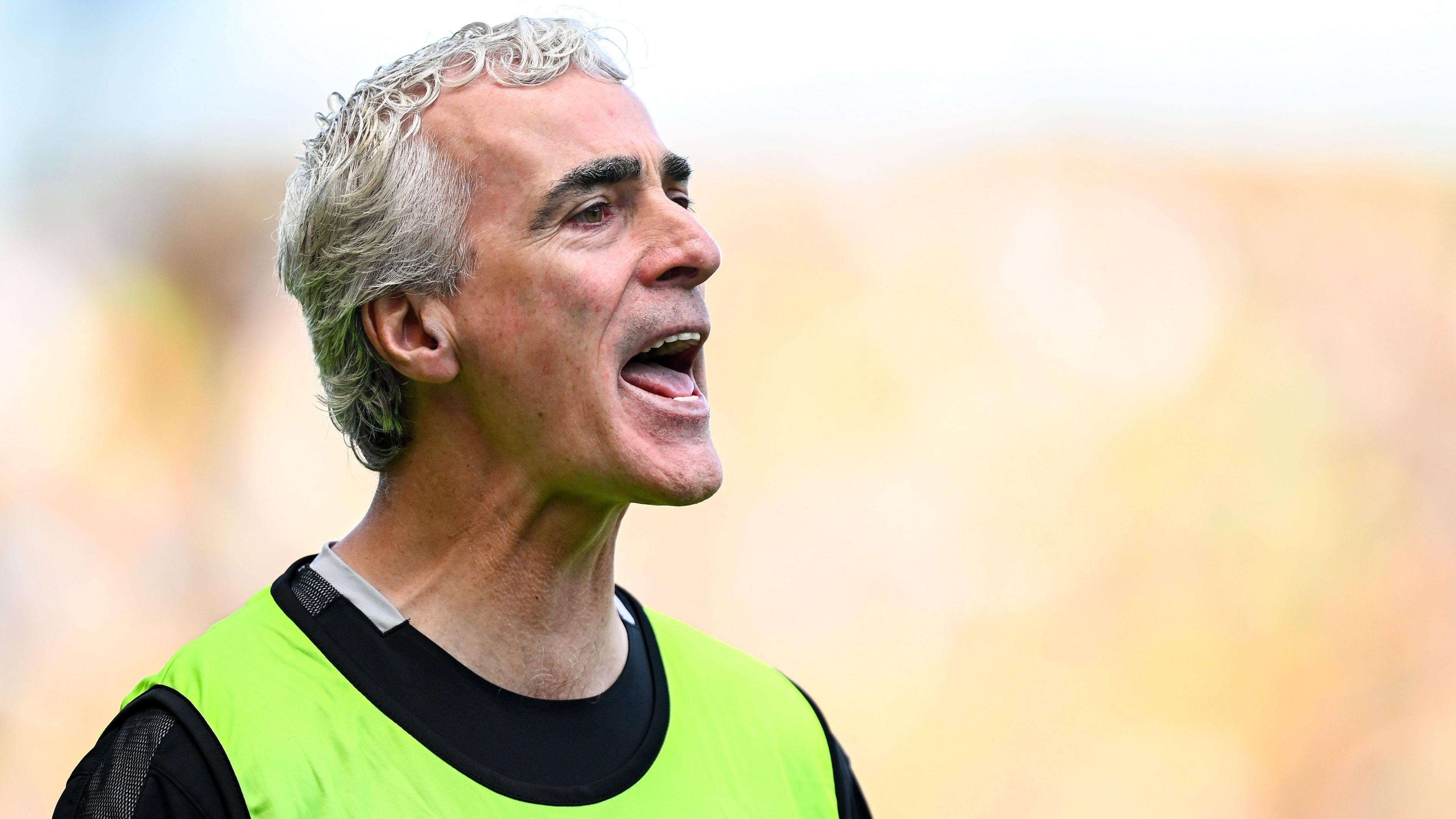 Jim McGuinness watches the match