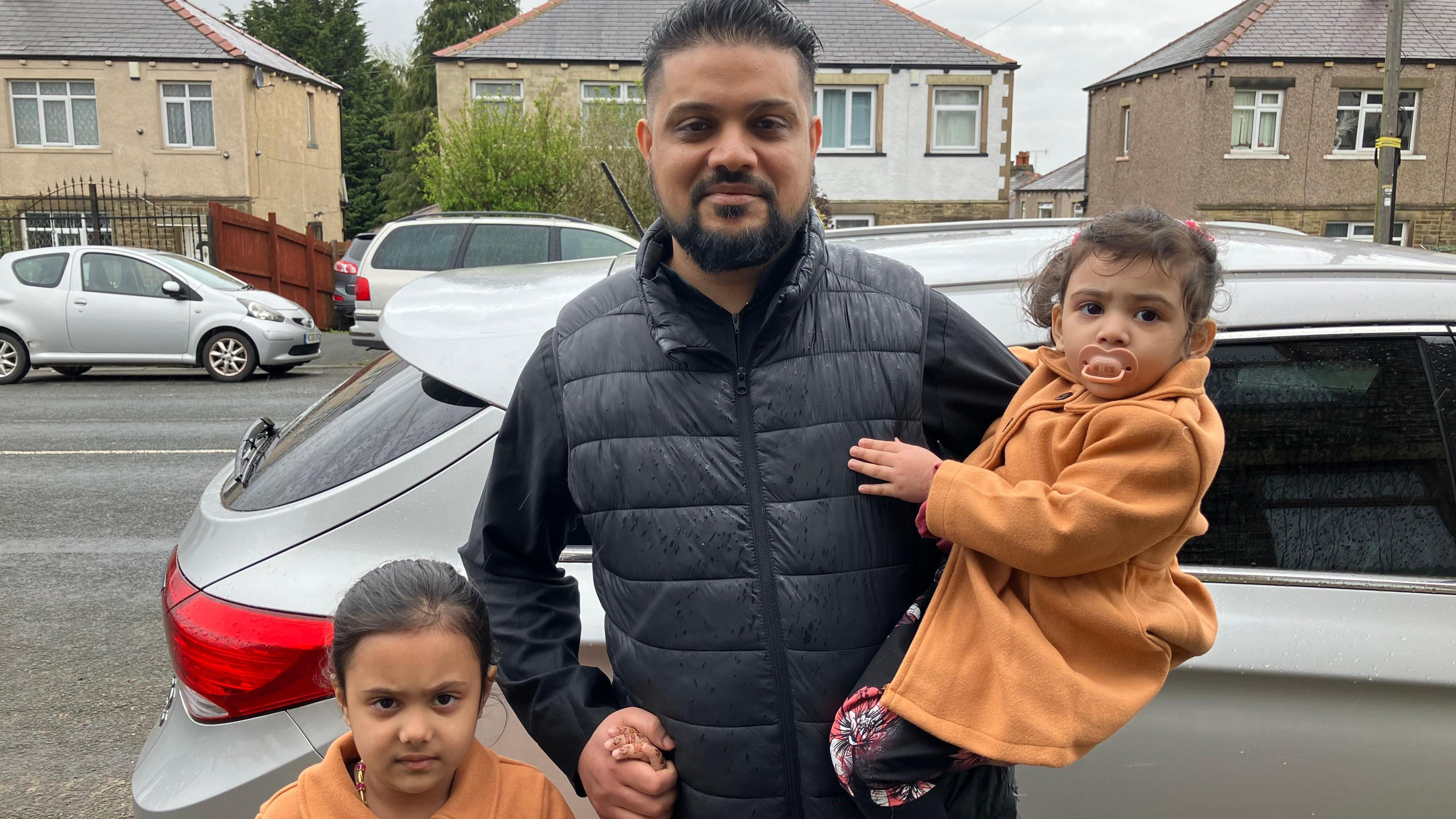 Sajid with two of his daughters