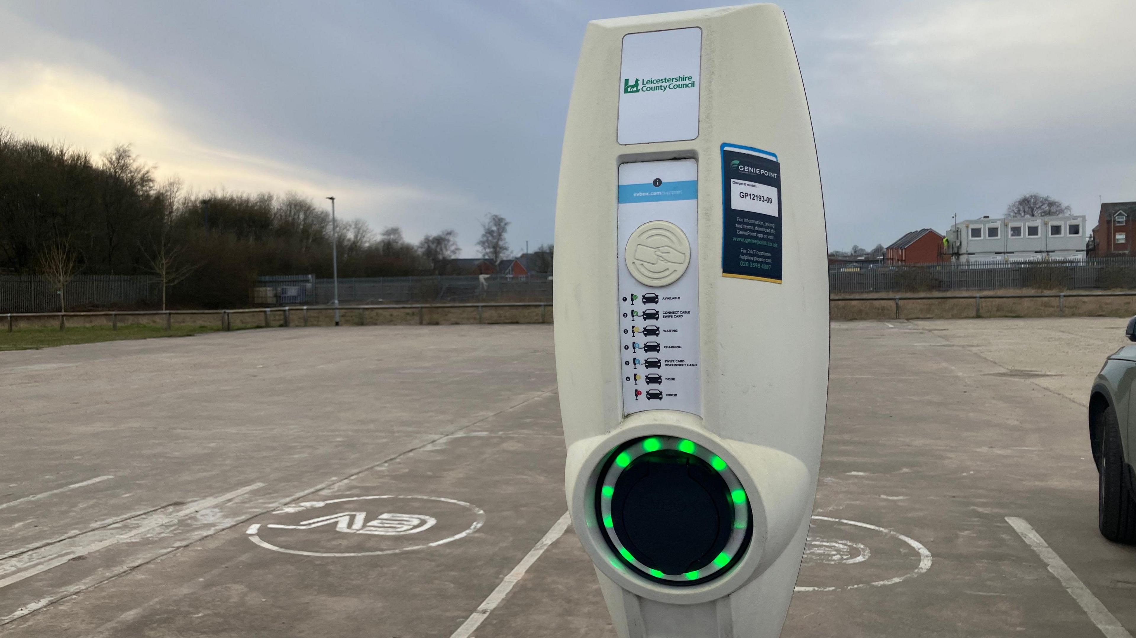 An image of an Electric Vehicle charge point