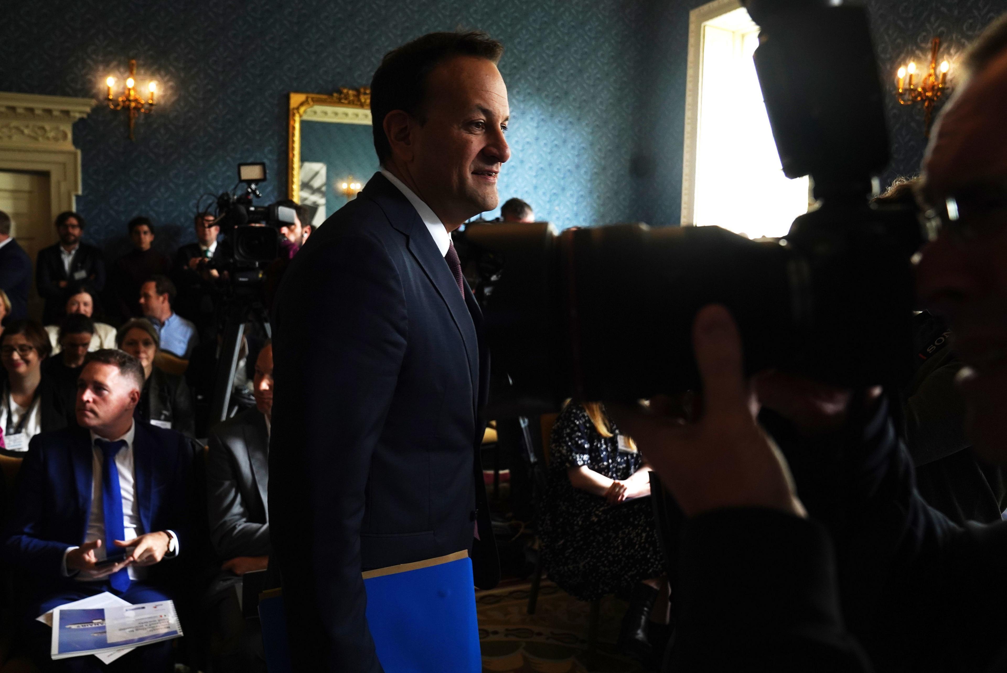 Leo Varadkar at an event in Dublin