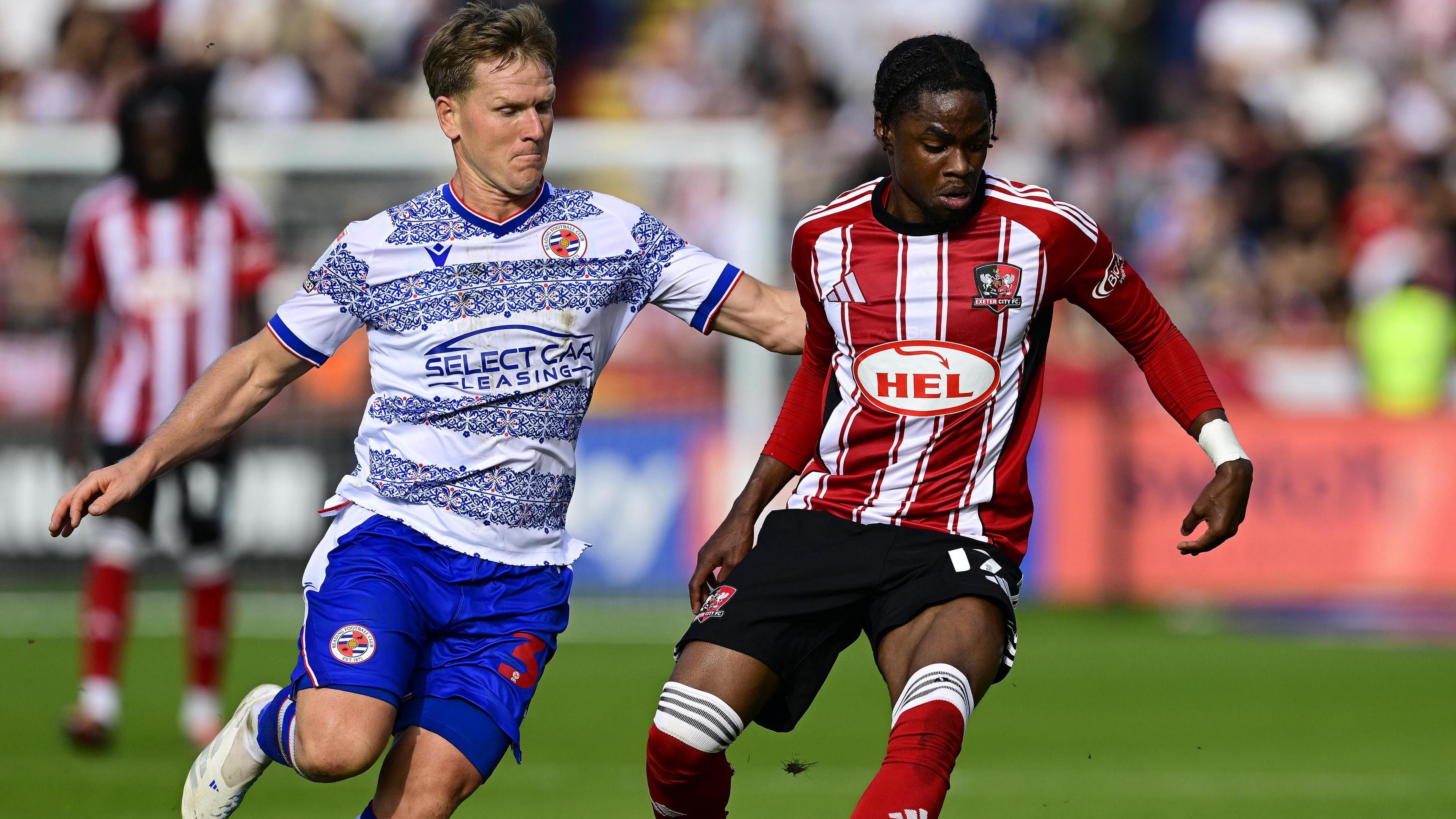 Action from Exeter City v Reading