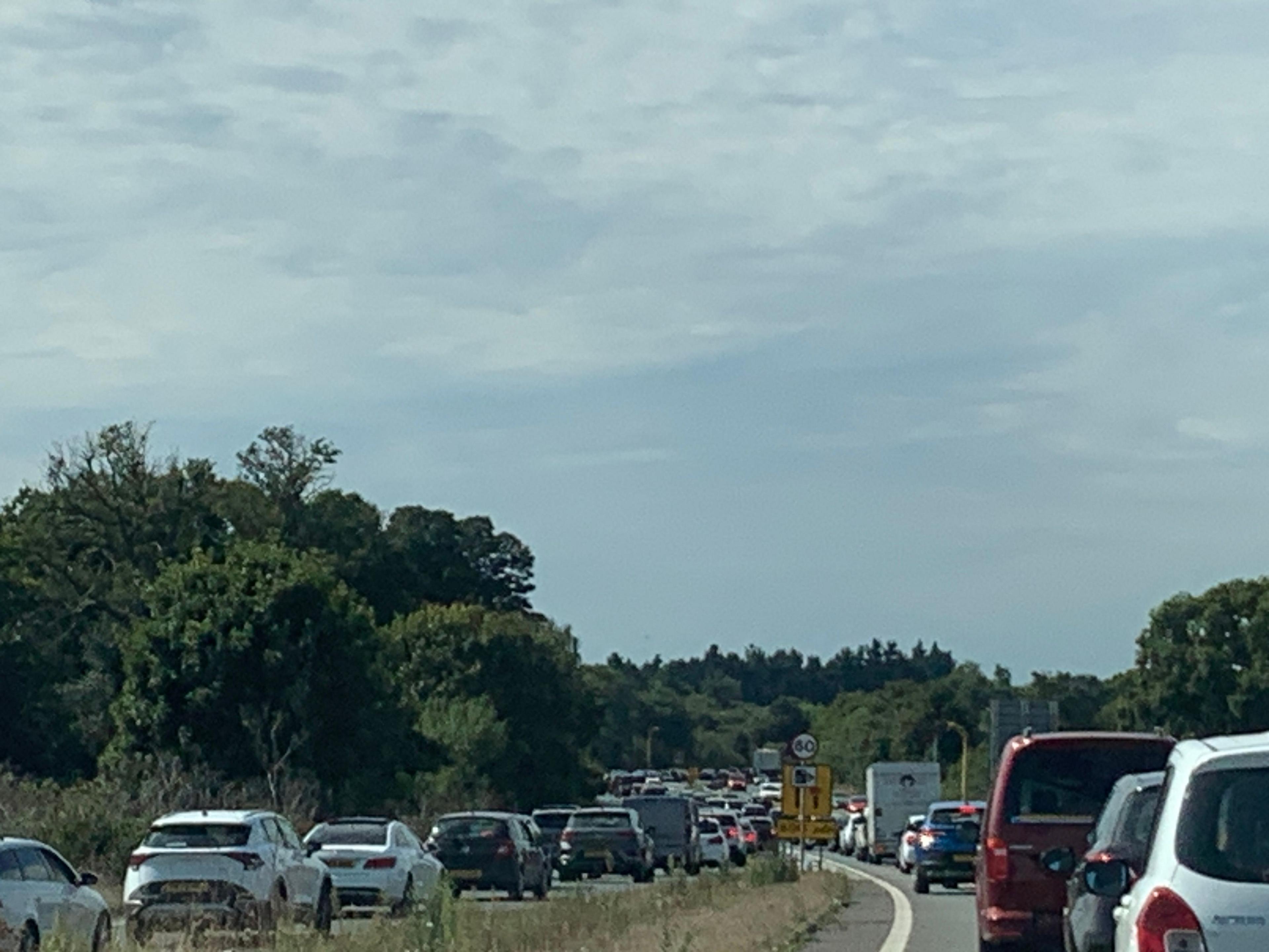 Queues on the Orwell Bridge