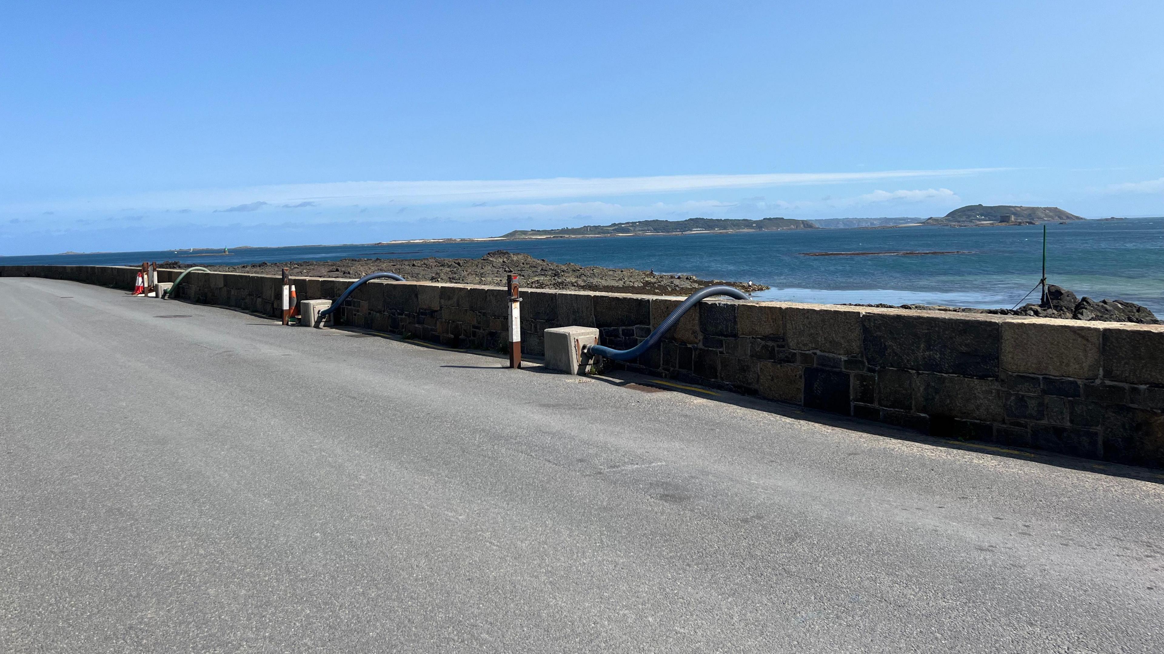 Three sewage outfalls at Griffiths Yard