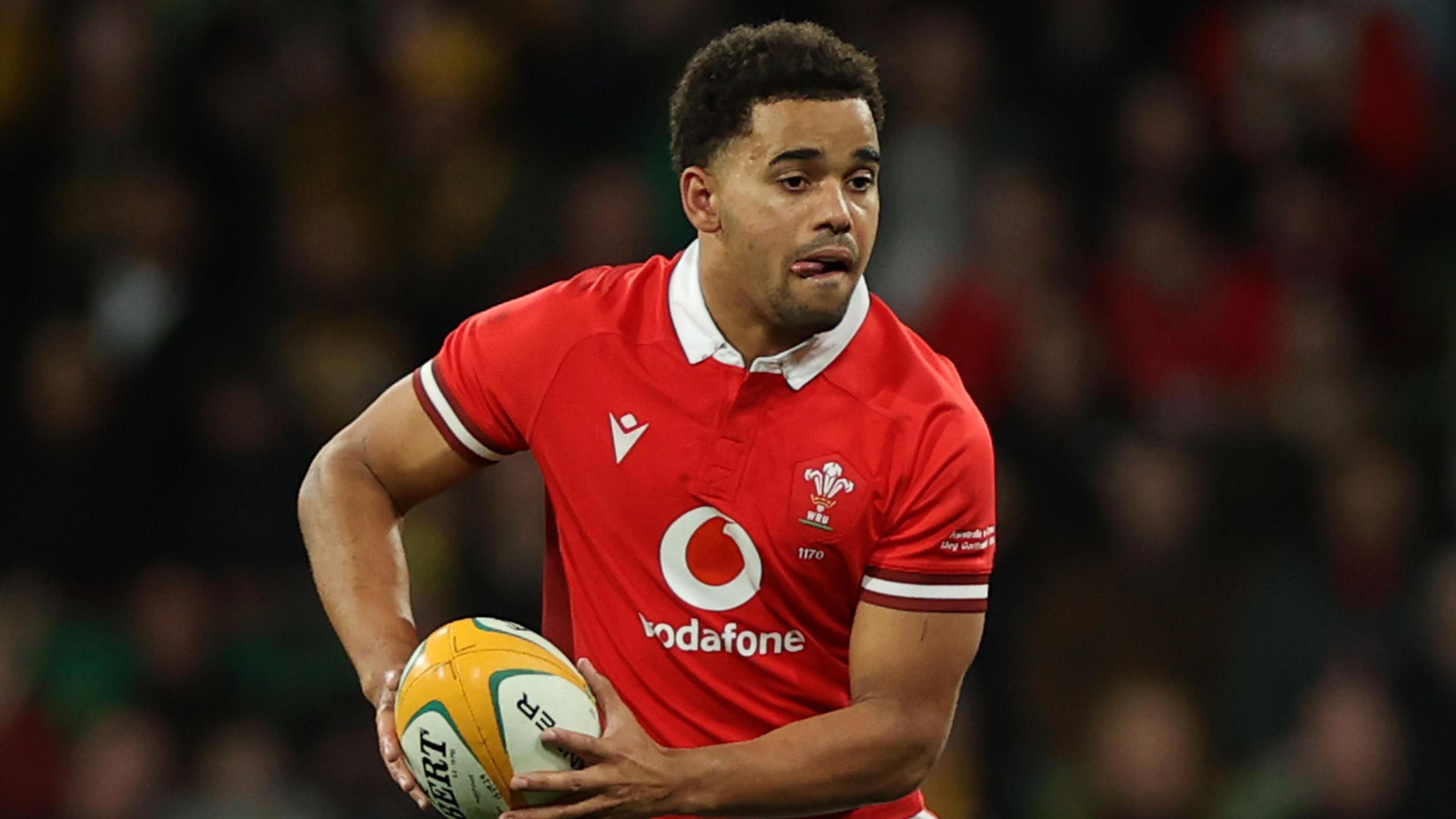 Ben Thomas started one game at fly-half for Cardiff at centre during the 2023-24 season with the majority of his games at centre