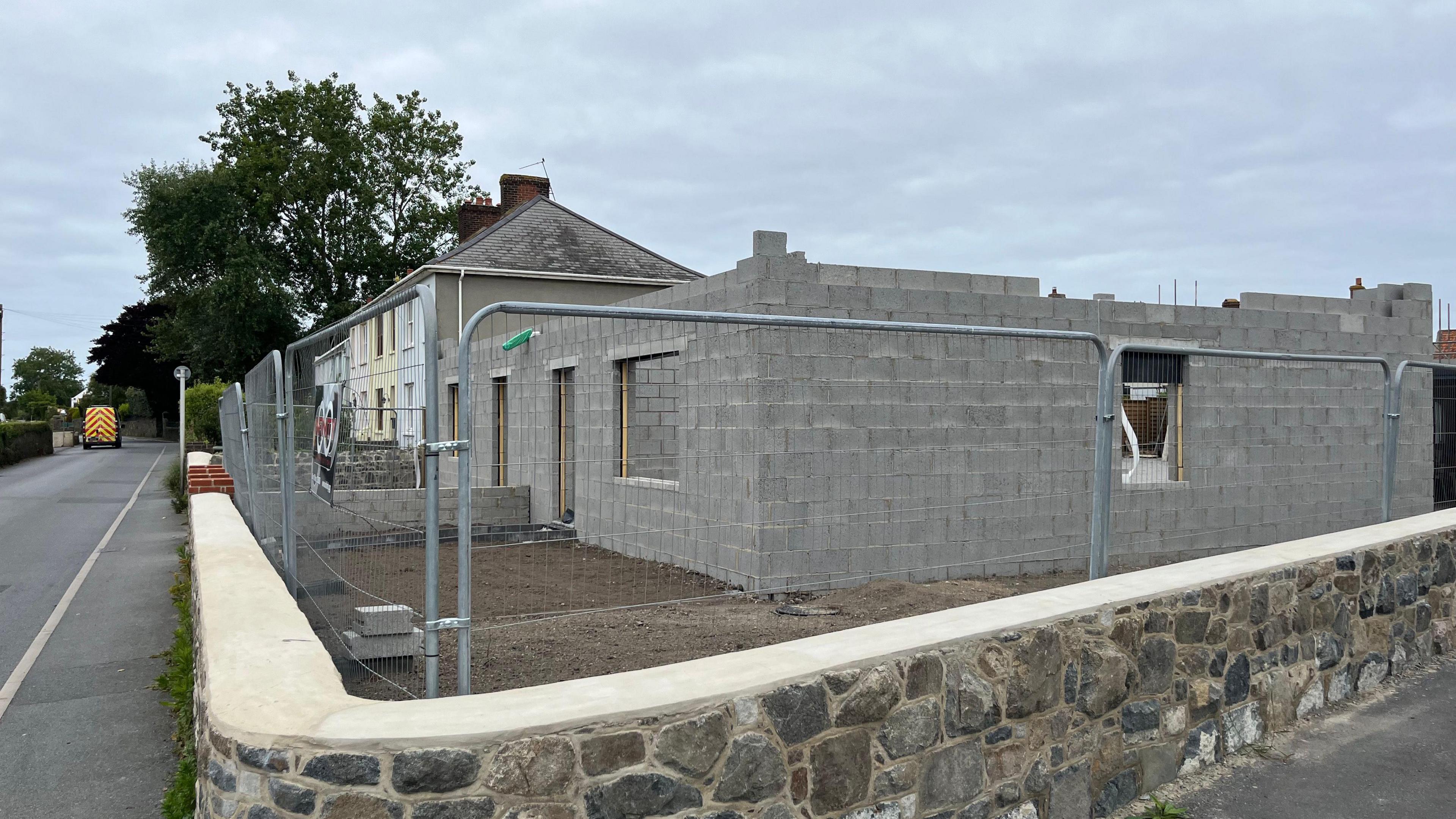 A building site at the old Coq Du Nord