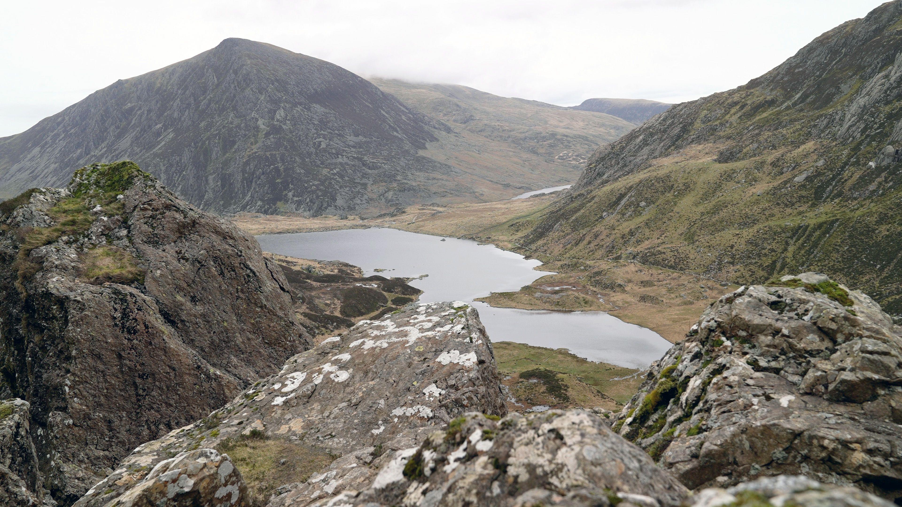 Mountains and a lake