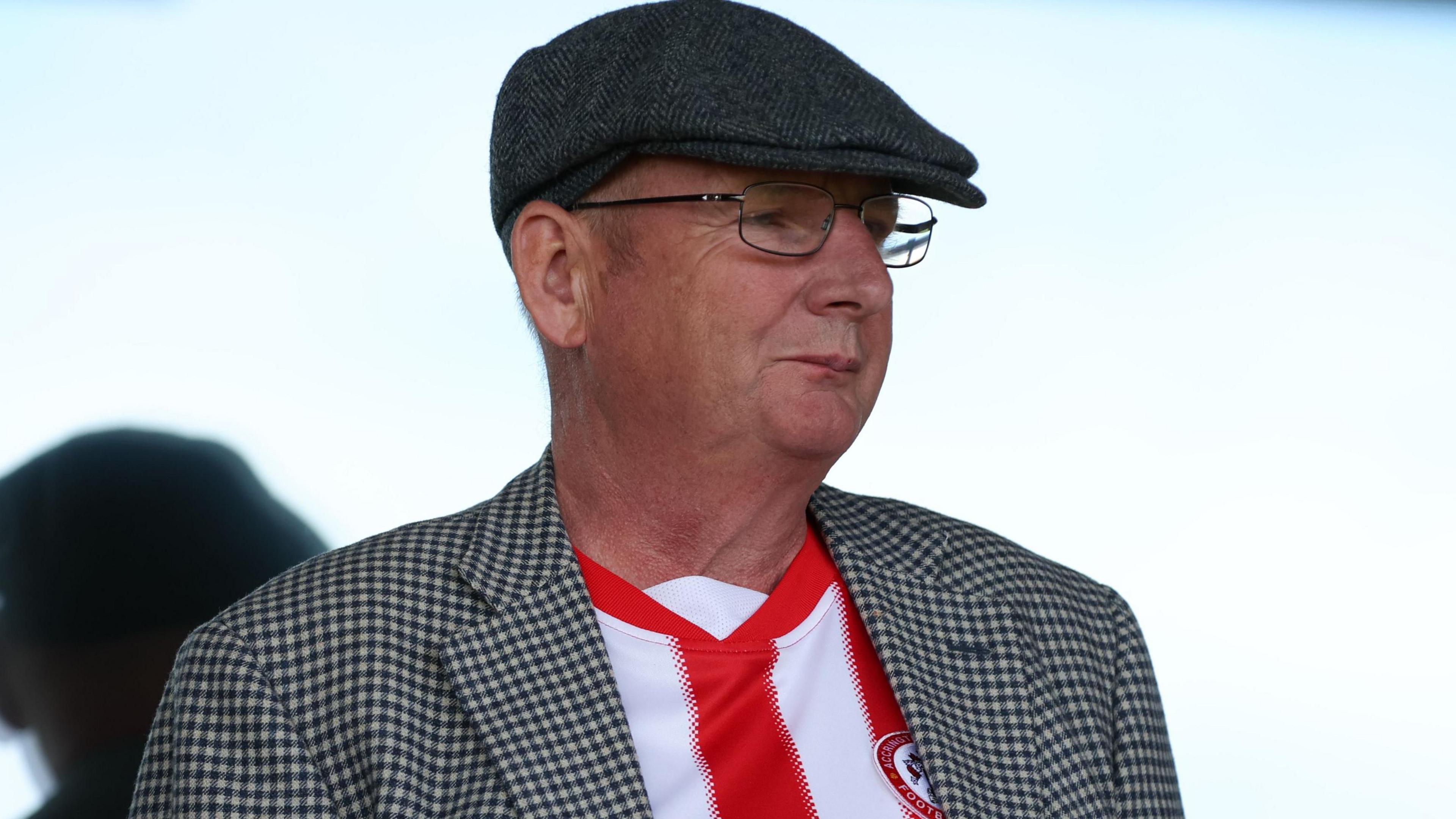 Accrington Stanley's outgoing owner Andy Holt