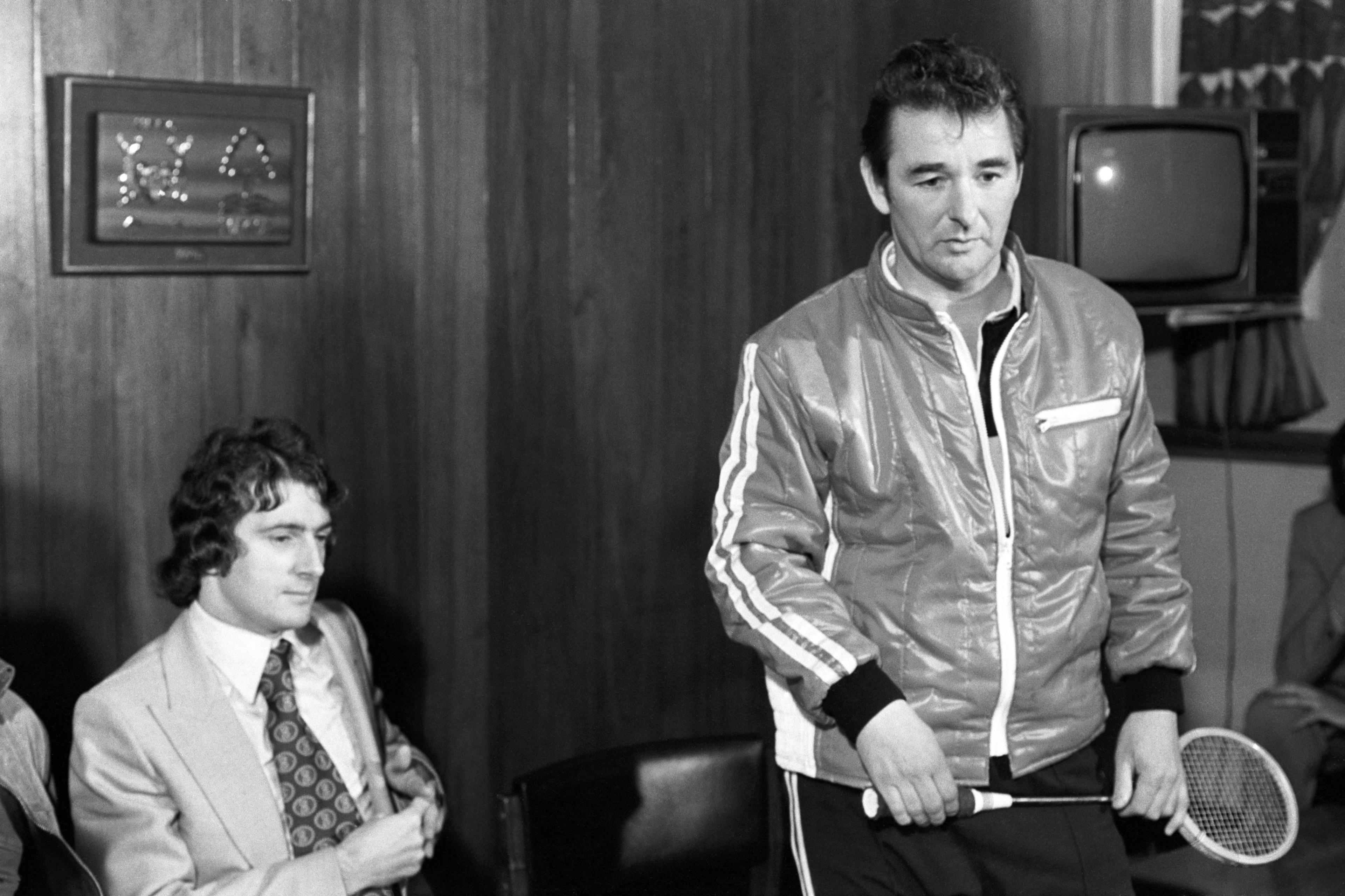 Brian Clough and Trevor Francis