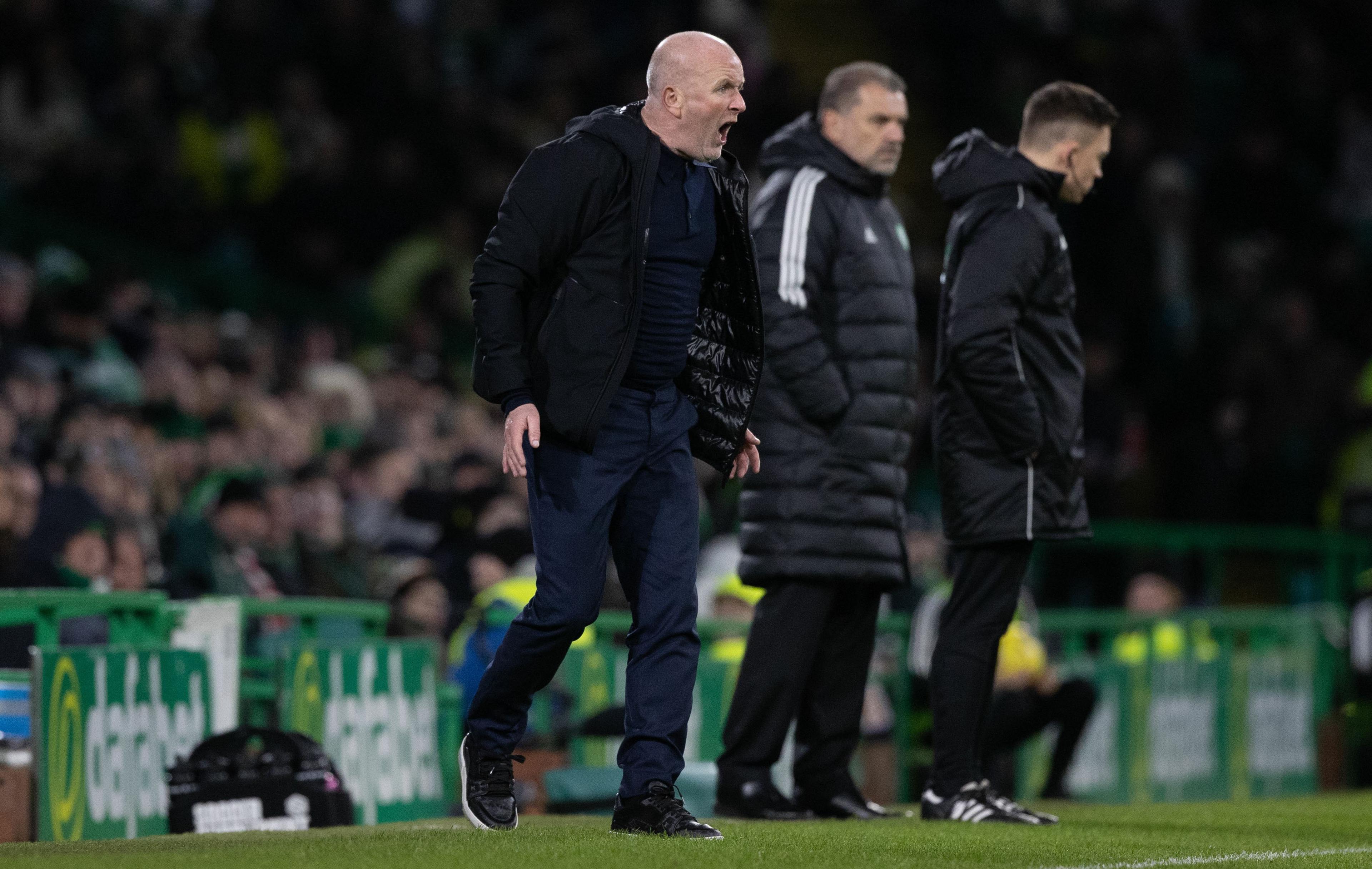 David Martindale on the touchline