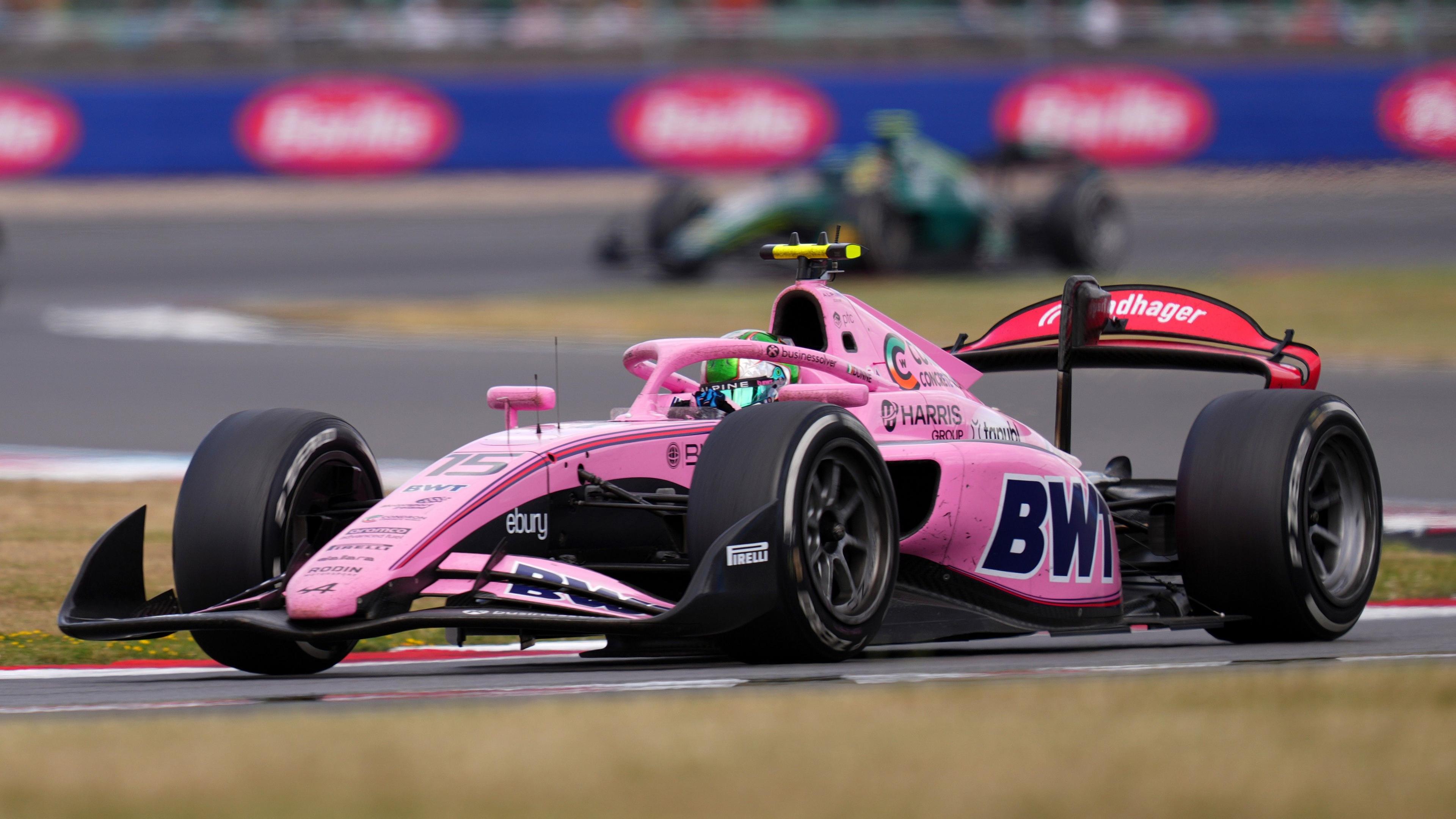 Alex Dunne in action at Silverstone